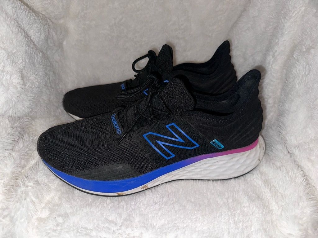New Balance Men's New Balance Running Shoes Size 12 Black Blue Size US 12 / EU 45 - 1 Thumbnail