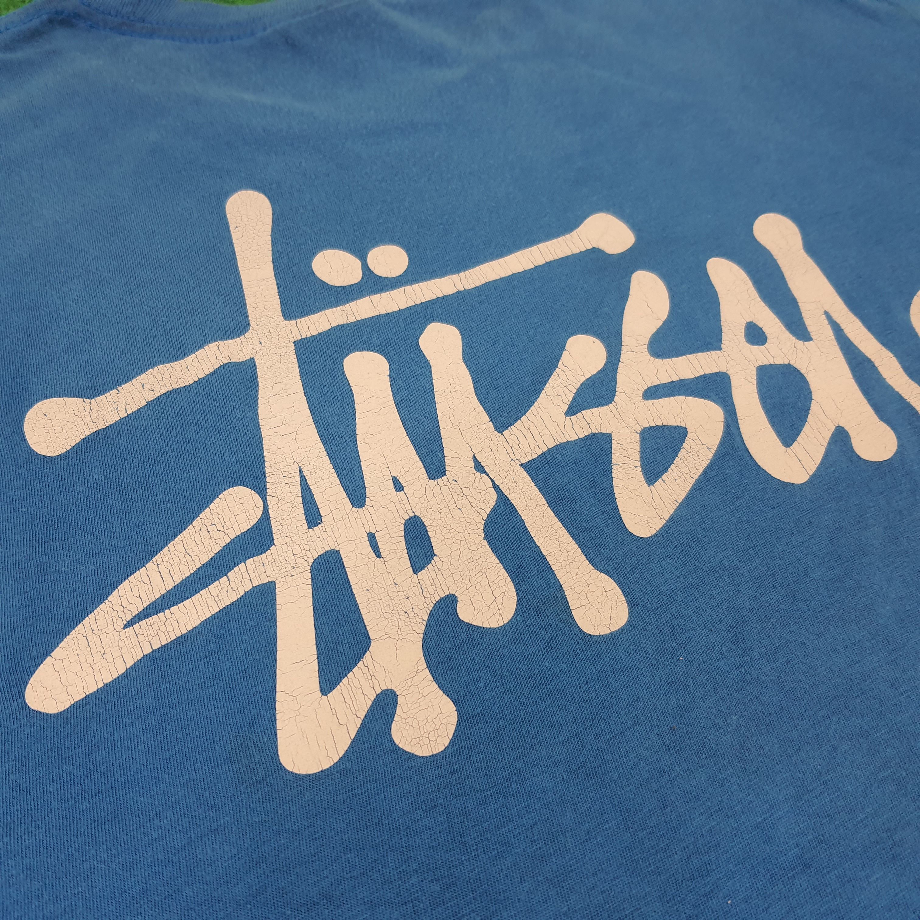 Stussy × Vintage Vintage Stussy Signature Skateboards Tshirt Size US L / EU 52-54 / 3 - 2 Thumbnail