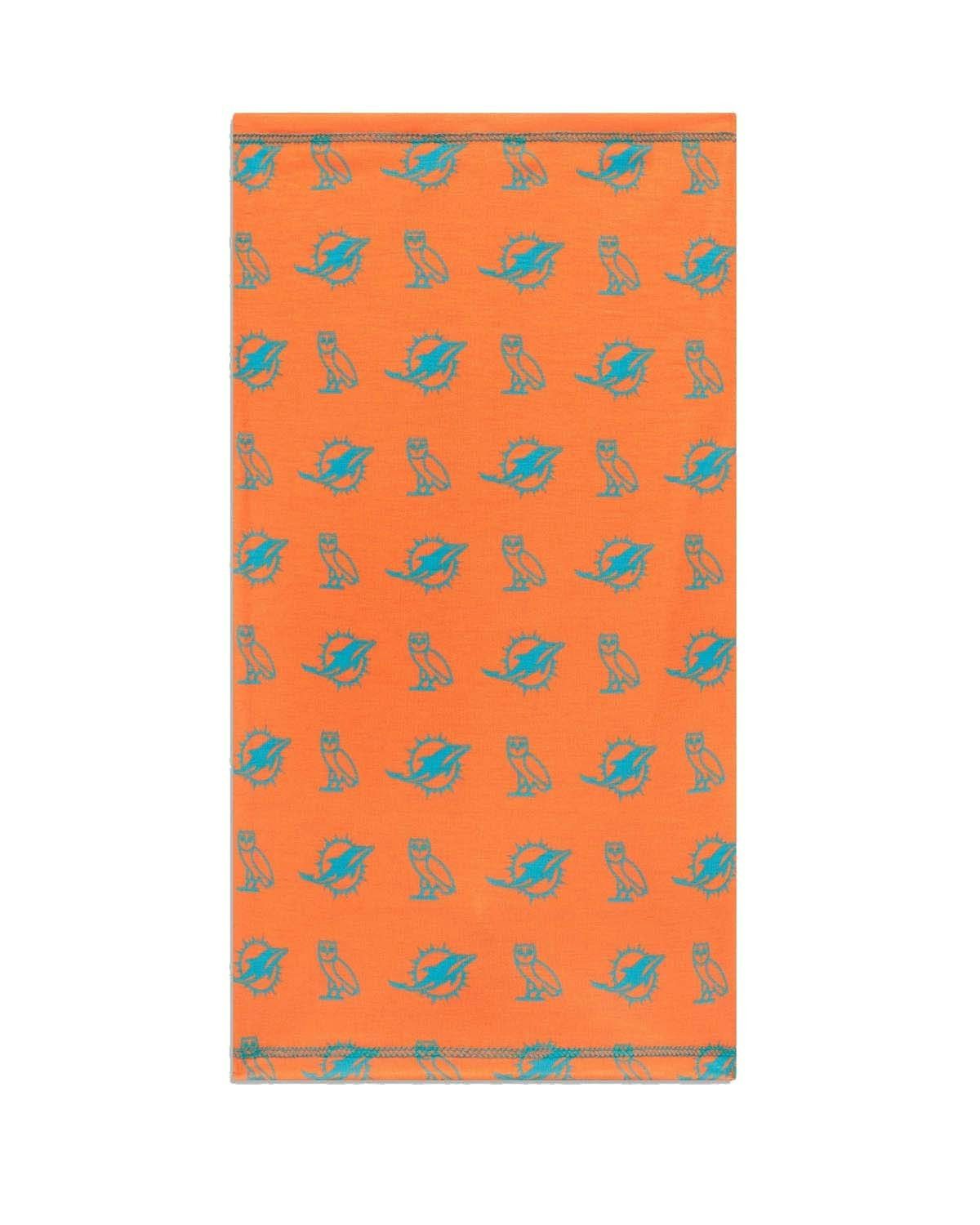 NFL × October's Very Own OVO x NFL Miami Dolphins Neck Gaiter - new with tags RARE Size ONE SIZE - 3 Thumbnail