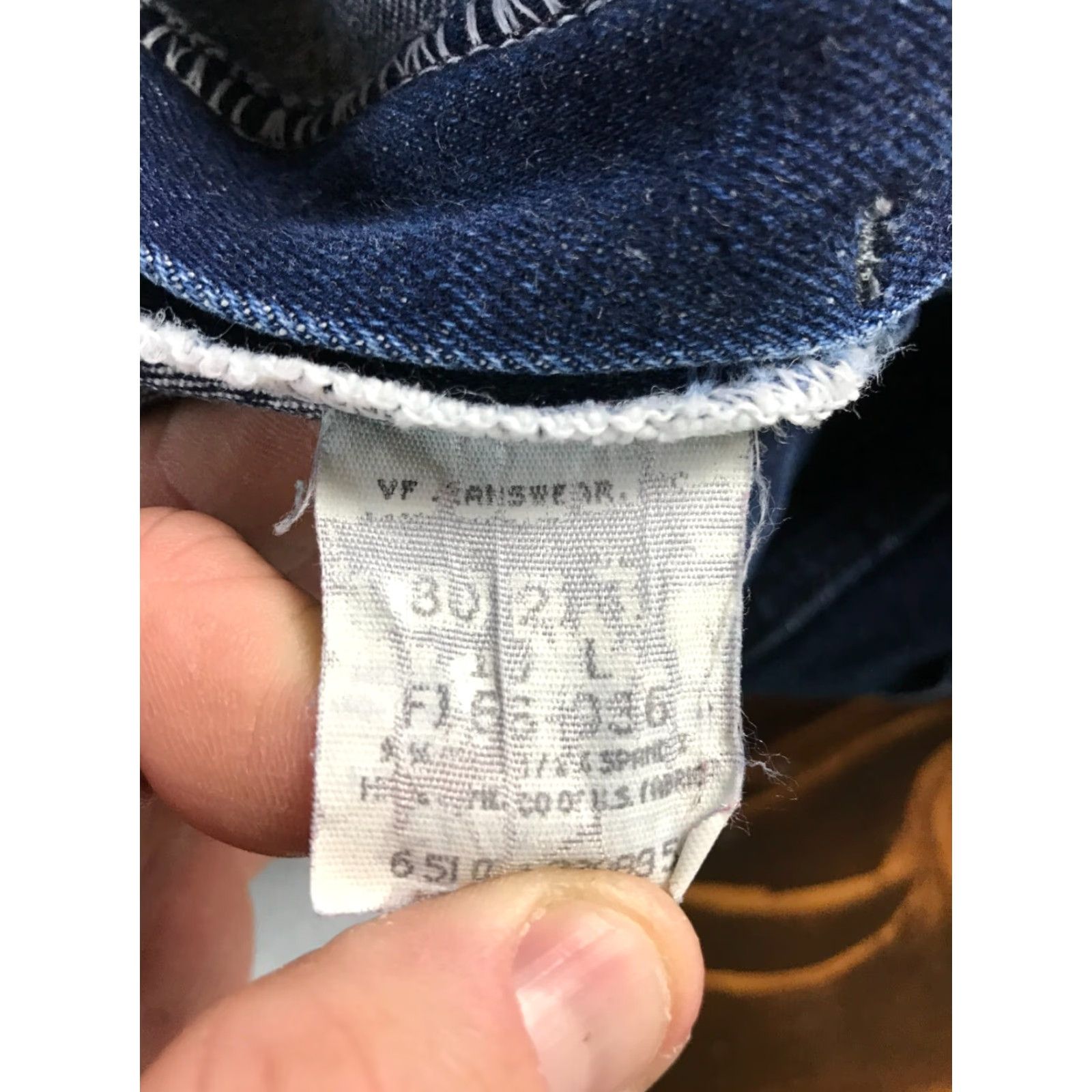 Lee Lee Jeans Women's 10L Blue Denim Long Pockets Dark Wash Jeans Regular Inseam 30in Size 32" / US 10 / IT 46 - 7 Thumbnail