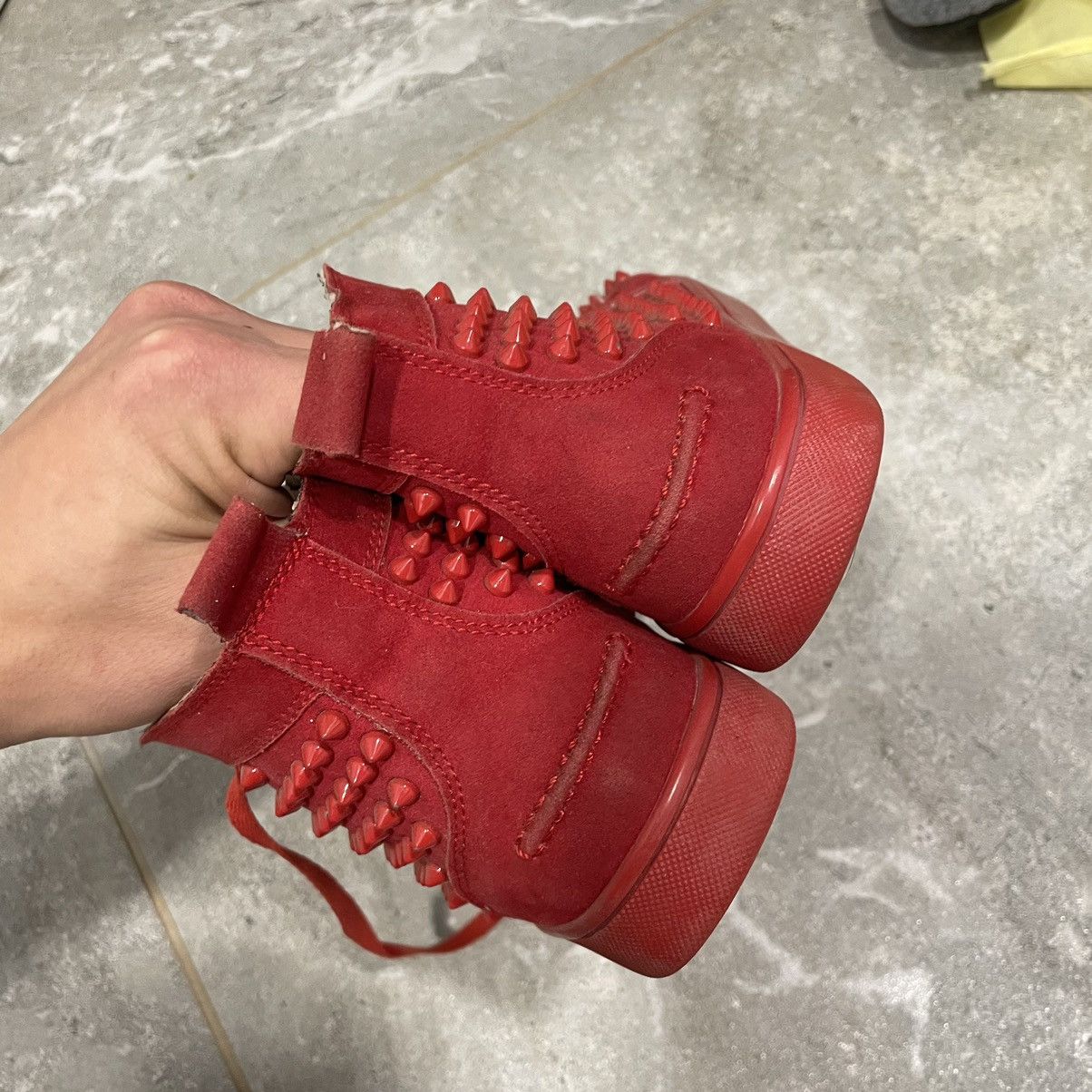 Christian Louboutin × If Six Was Nine 40 Christian louboutin spike chrome SHOES high sneakers red Size US 7 / EU 40 - 6 Thumbnail