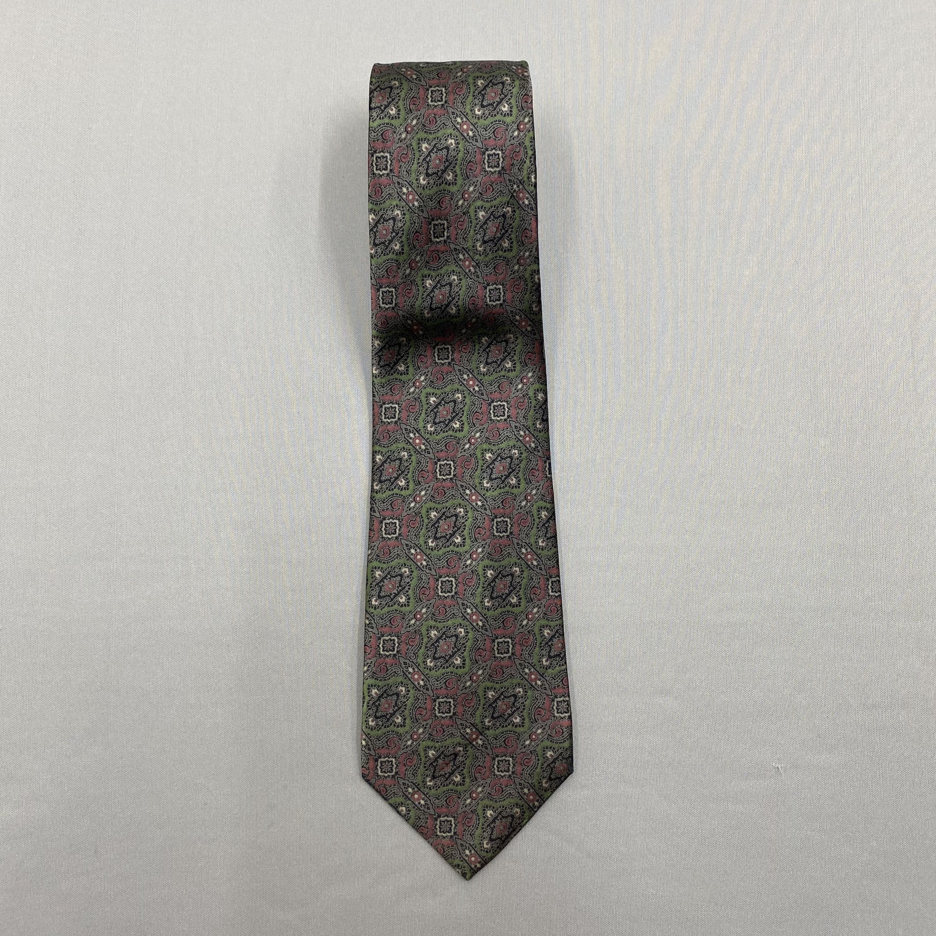 Japanese Brand Vintage Christian Dior SILK Necktie Cravate Pure Silk Size ONE SIZE - 3 Thumbnail