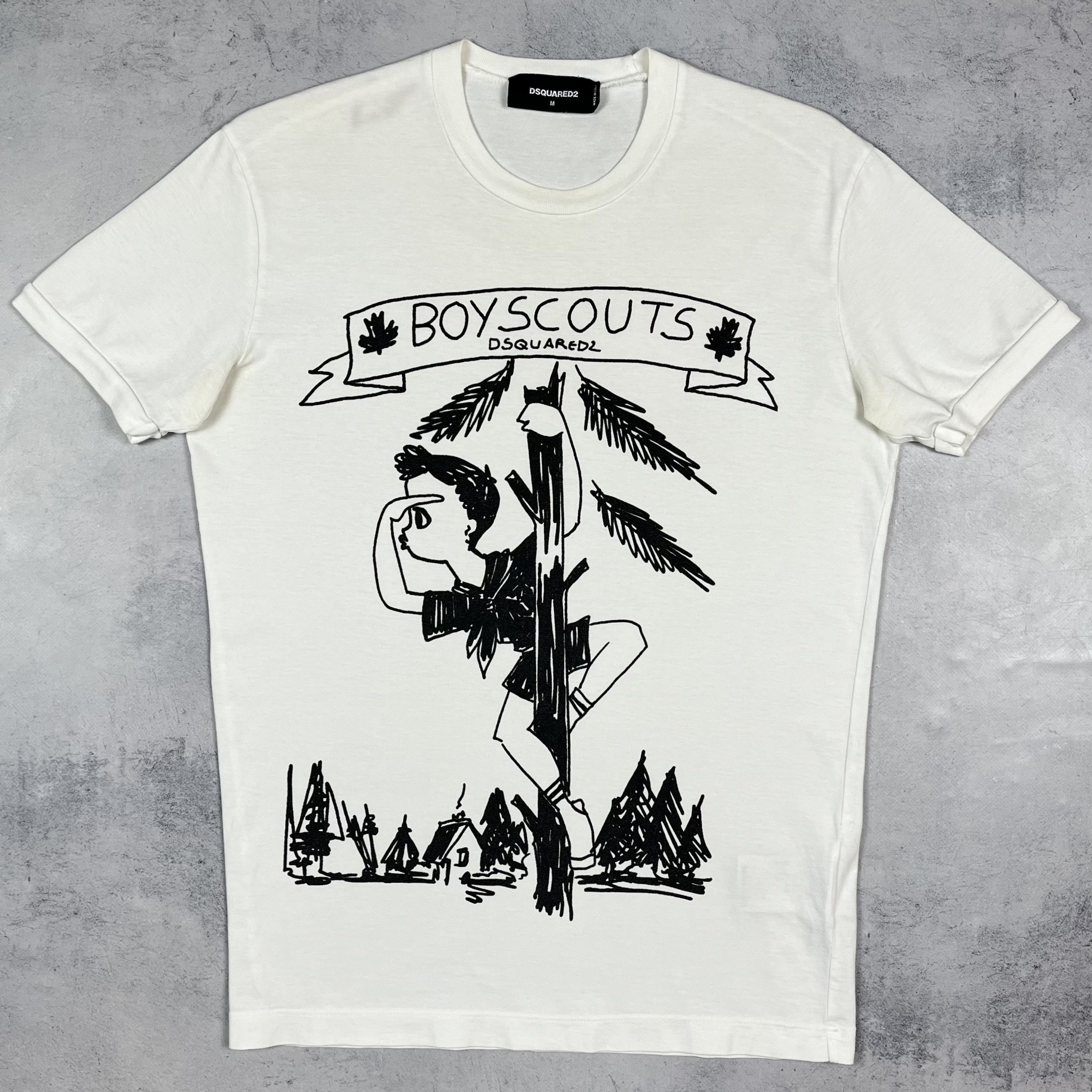 Dsquared2 Luxury Dsquared2 Boyscouts Big Logo T Shirt Size US M / EU 48-50 / 2 - 2 Thumbnail