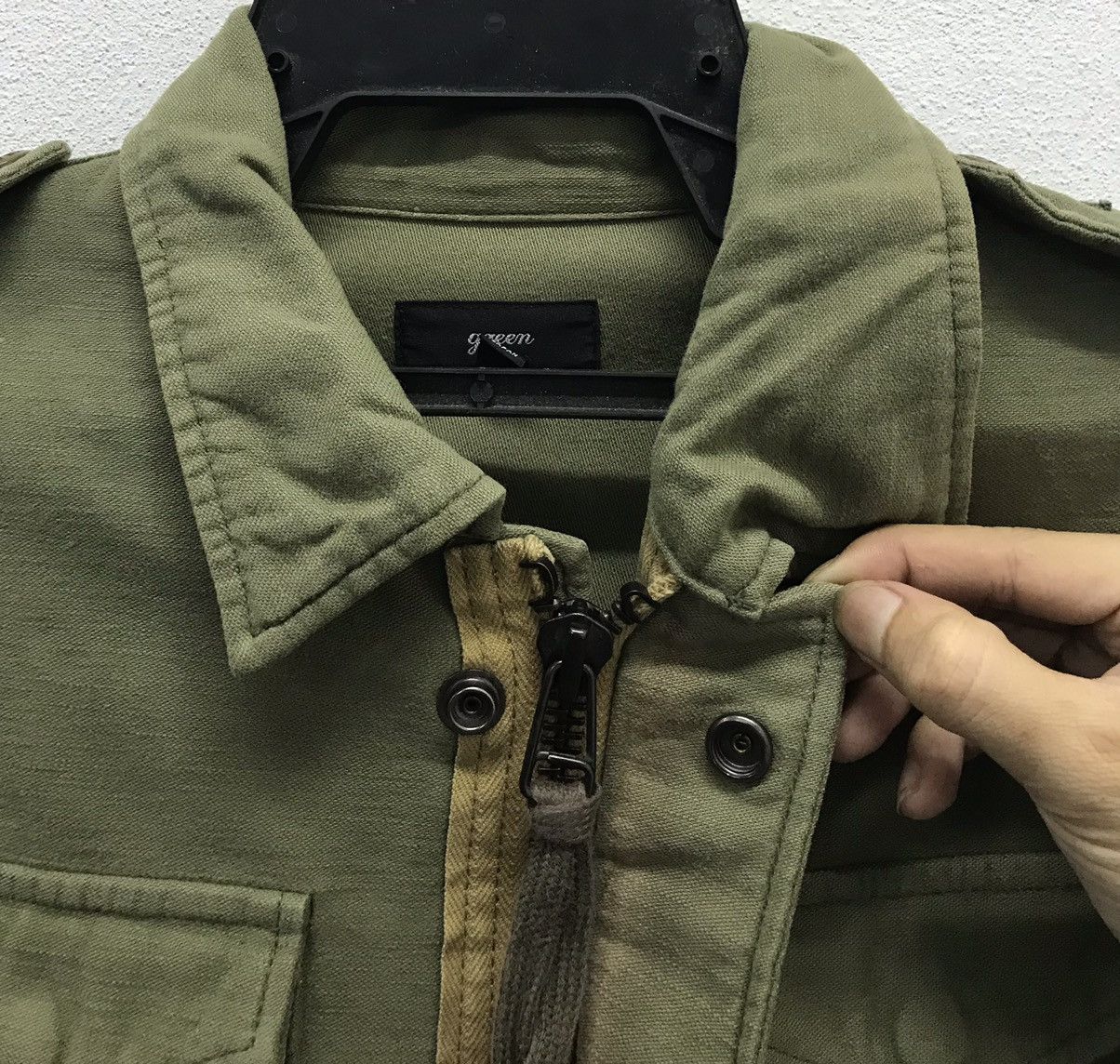Japanese Brand × Vintage Vintage Green Made In Japan Jacket Size US S / EU 44-46 / 1 - 4 Thumbnail