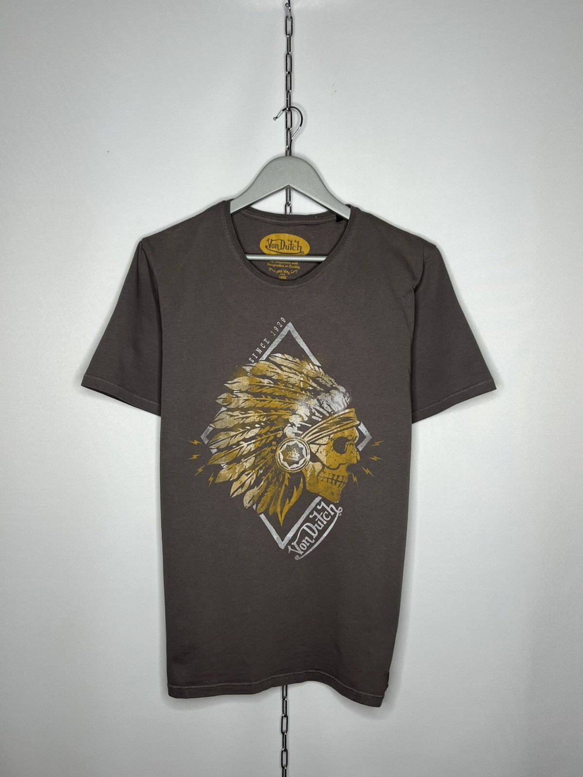 Von Dutch Vintage Von Dutch Graphic Big Logo Tee T-Shirt Size US L / EU 52-54 / 3 - 1 Thumbnail
