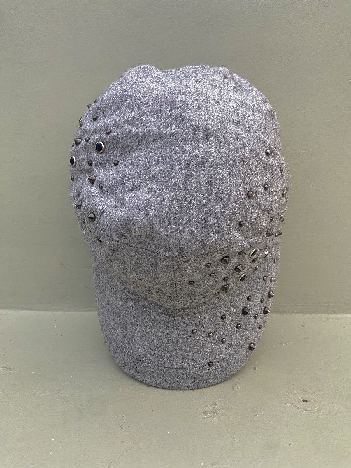 Hysteric Glamour × Japanese Brand × Vintage 2000s studded flagh wool patrol hat Size ONE SIZE - 6 Thumbnail