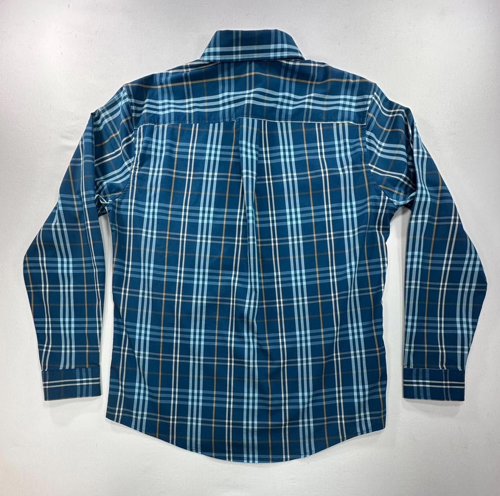 Eddie Bauer Eddie Bauer Classic Fit Plaid Oxford Button Up Mens Blue M Size US M / EU 48-50 / 2 - 2 Thumbnail