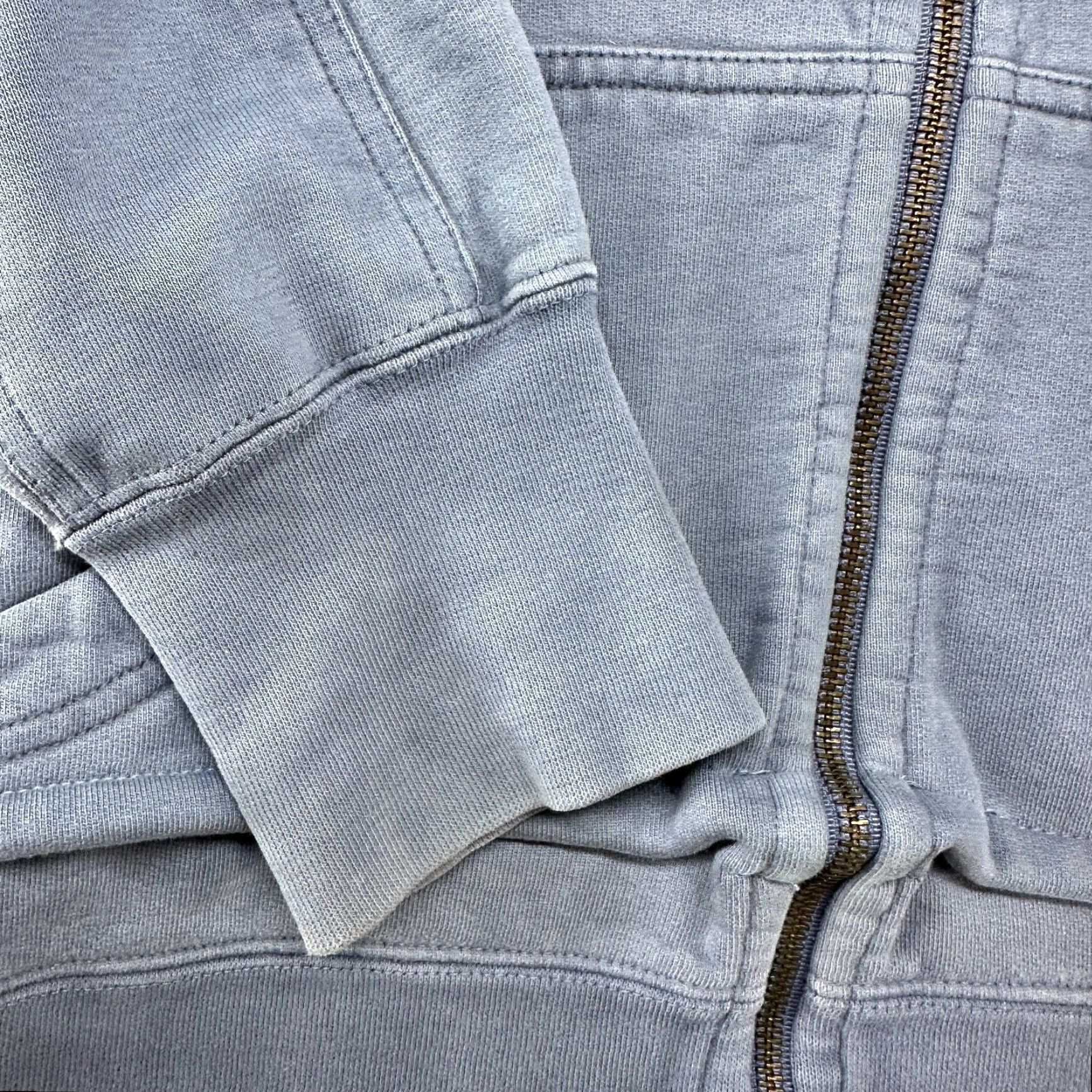Vintage VINTAGE American Giant Jacket Mens Small Blue Full Zip Hoodie Cotton Heavyweight Bomber Hooded 90s Grunge USA Logo Size US S / EU 44-46 / 1 - 2 Thumbnail