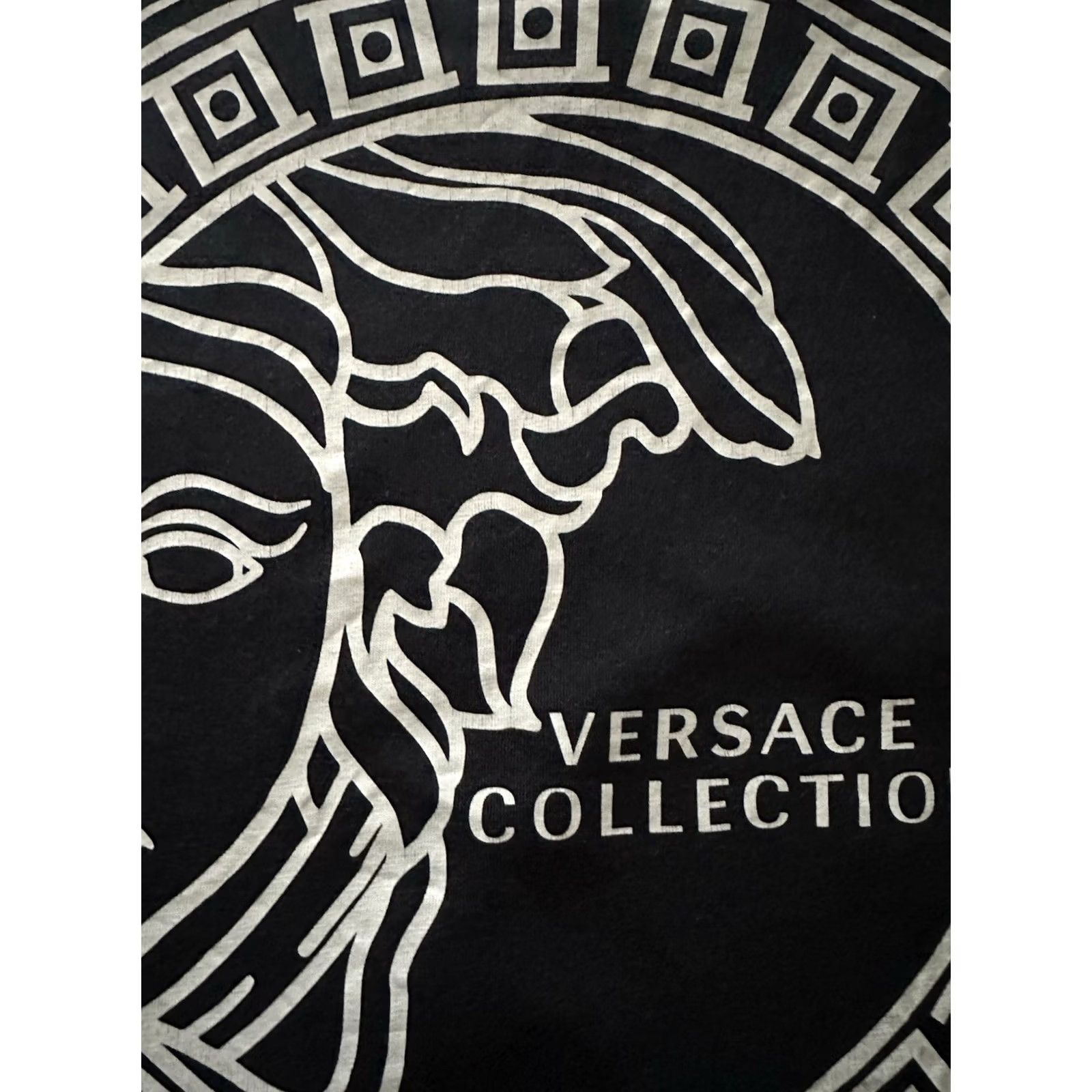 Vintage Versace Collection Shirt Mens M Carbon Graphic Print Tee Crew Neck Short Sleeve Art Designer USA 20.25 chest 27.75 length Size US M / EU 48-50 / 2 - 4 Thumbnail
