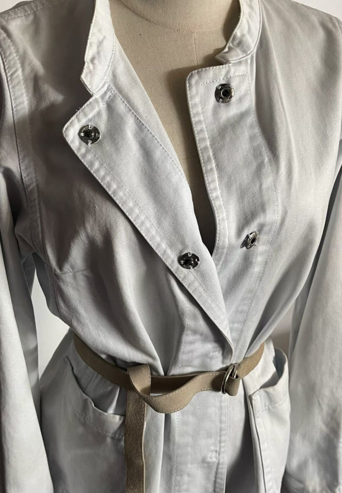 Dries Van Noten Dries Van Noten｜11ss leather belt suit jacket Size M / US 6-8 / IT 42-44 - 7 Thumbnail