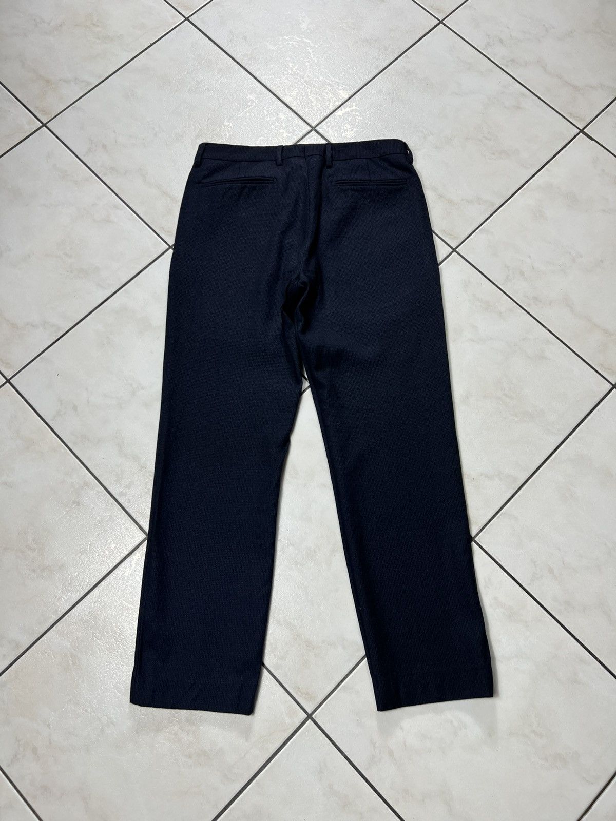 Dior Dior hedi slimane wool silk textured navy casual pants suit Size US 30 / EU 46 - 10 Thumbnail