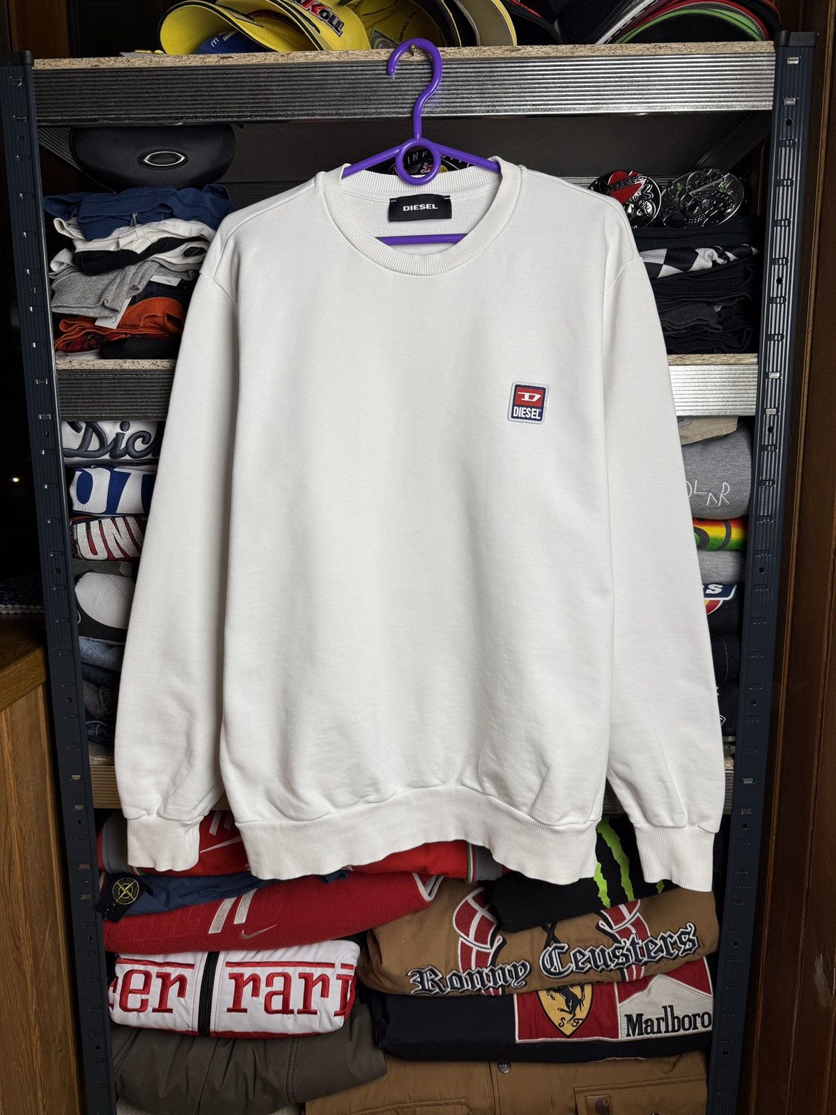 Diesel × Vintage Vintage Diesel Sweatshirt Logo Japanese Style Size US L / EU 52-54 / 3 - 1 Thumbnail