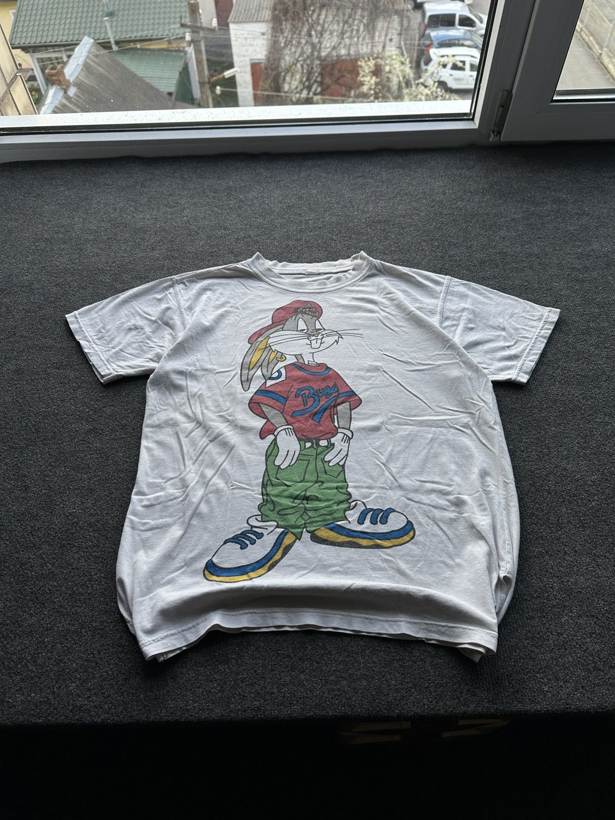Warner Bros DOUBLE LOGO🚨 BUGS BUNNY LOONEY TUNES WARNER BROS. Size US L / EU 52-54 / 3 - 2 Thumbnail