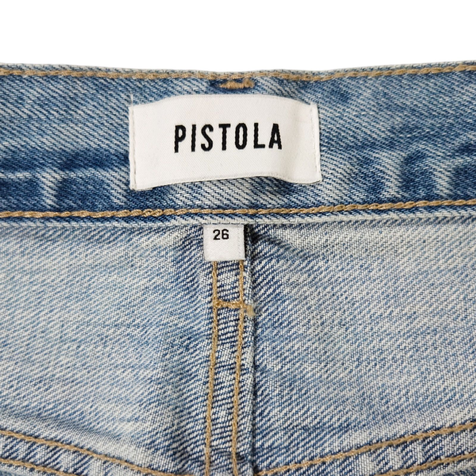 Pistola NWOT Pistola High-Rise Button Fly Straight Jeans Sz. 26x28 Size 26" / US 2 / IT 38 - 5 Thumbnail