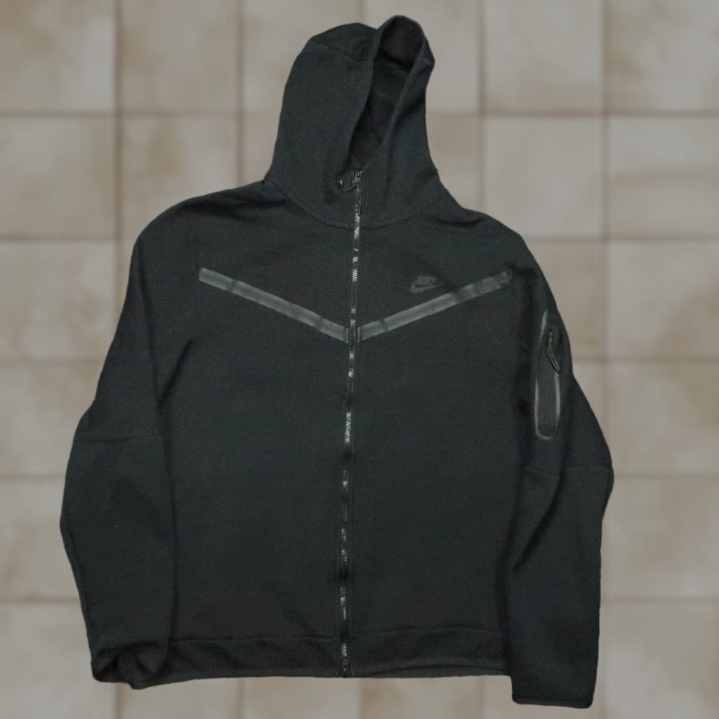 Nike Nike Hoodie Men XXL Black Sportswear Tech Fleece Full Zip Pockets Windrunner Size US XXL / EU 58 / 5 - 1 Thumbnail