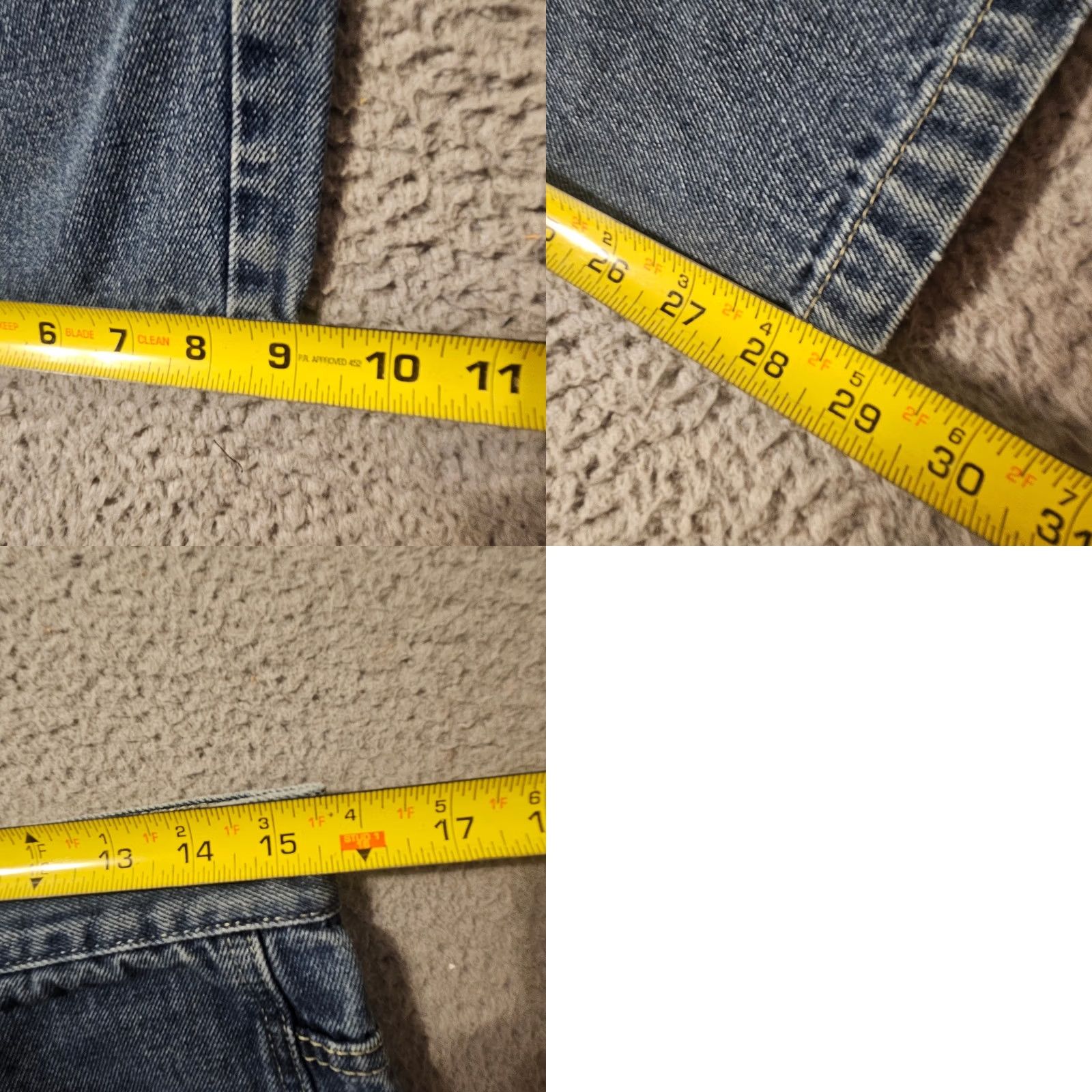 Southpole VINTAGE Southpole Jeans Blue 32x29 9" Wide Leg Baggy Y2K Carpenter Spellout Mens Size US 32 / EU 48 - 8 Thumbnail