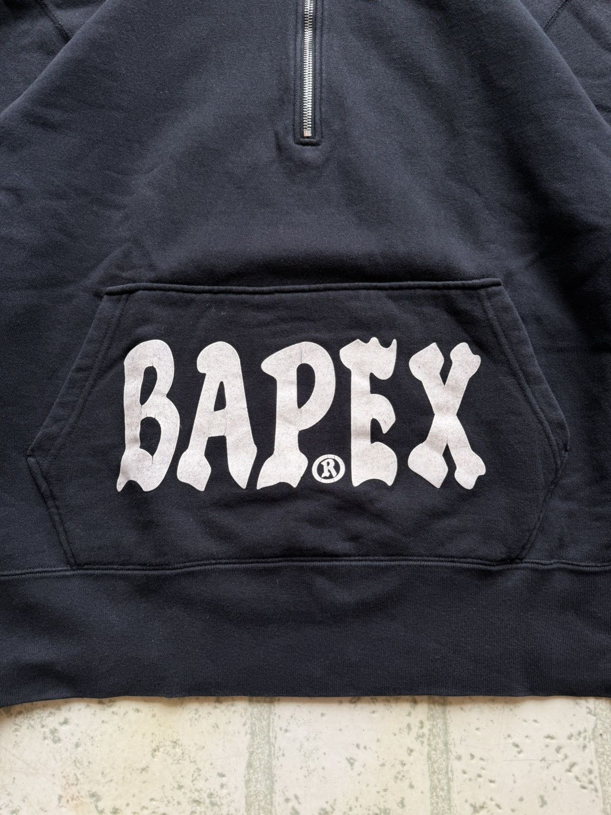Bape Vintage Bathing Ape Bapex Quarter Zip Up Sweatshirt Hoodie Size US M / EU 48-50 / 2 - 2 Thumbnail