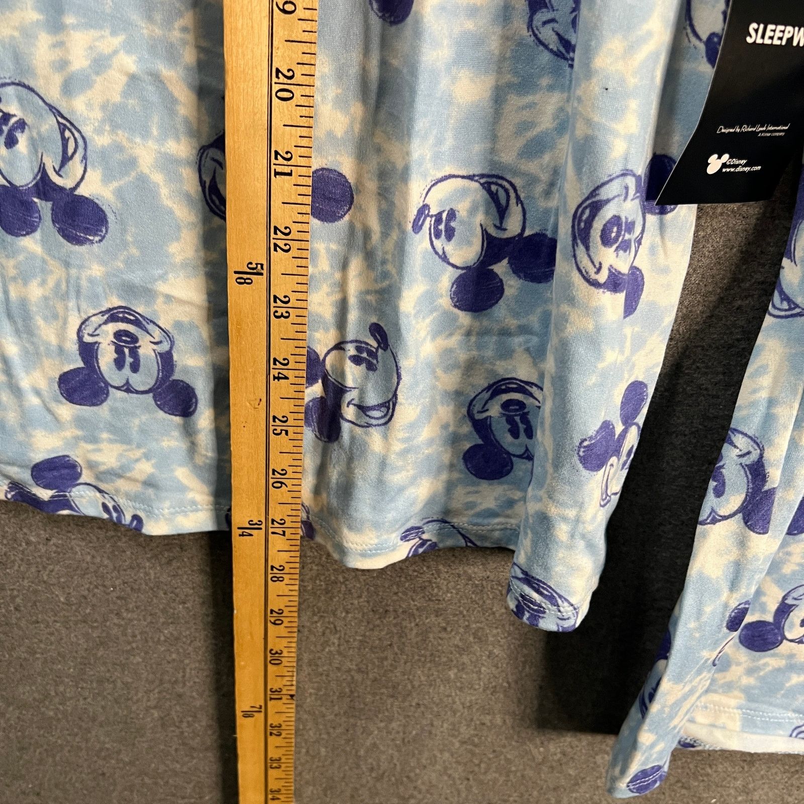 Other Disney & Friends Jersey Boxy Tee & Cropped Pants Pajama Mick Size XL / US 12-14 / IT 48-50 - 6 Thumbnail