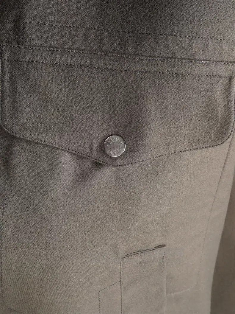 Hermes Hermes size 41 Men's Basalt Color Shirt Jacket Size US L / EU 52-54 / 3 - 7 Thumbnail