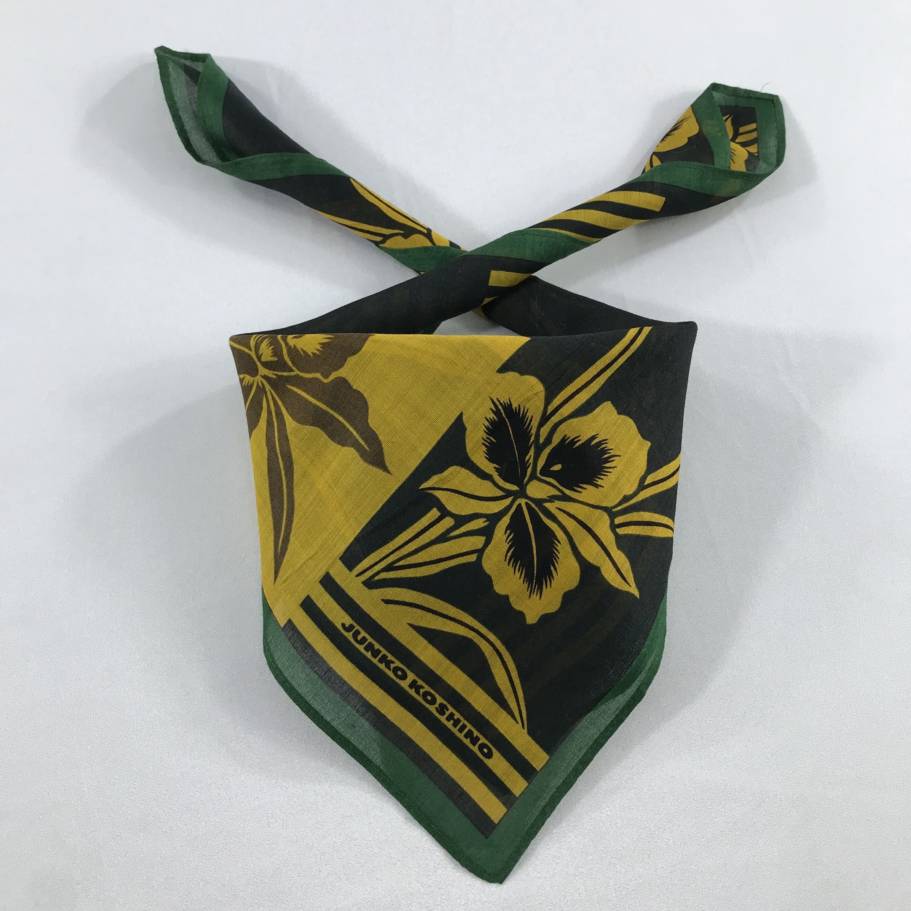 Mr. Junko × Vintage Junko Koshino Bandana / Handkerchief / Neckerchief -S1946 Size ONE SIZE - 4 Thumbnail