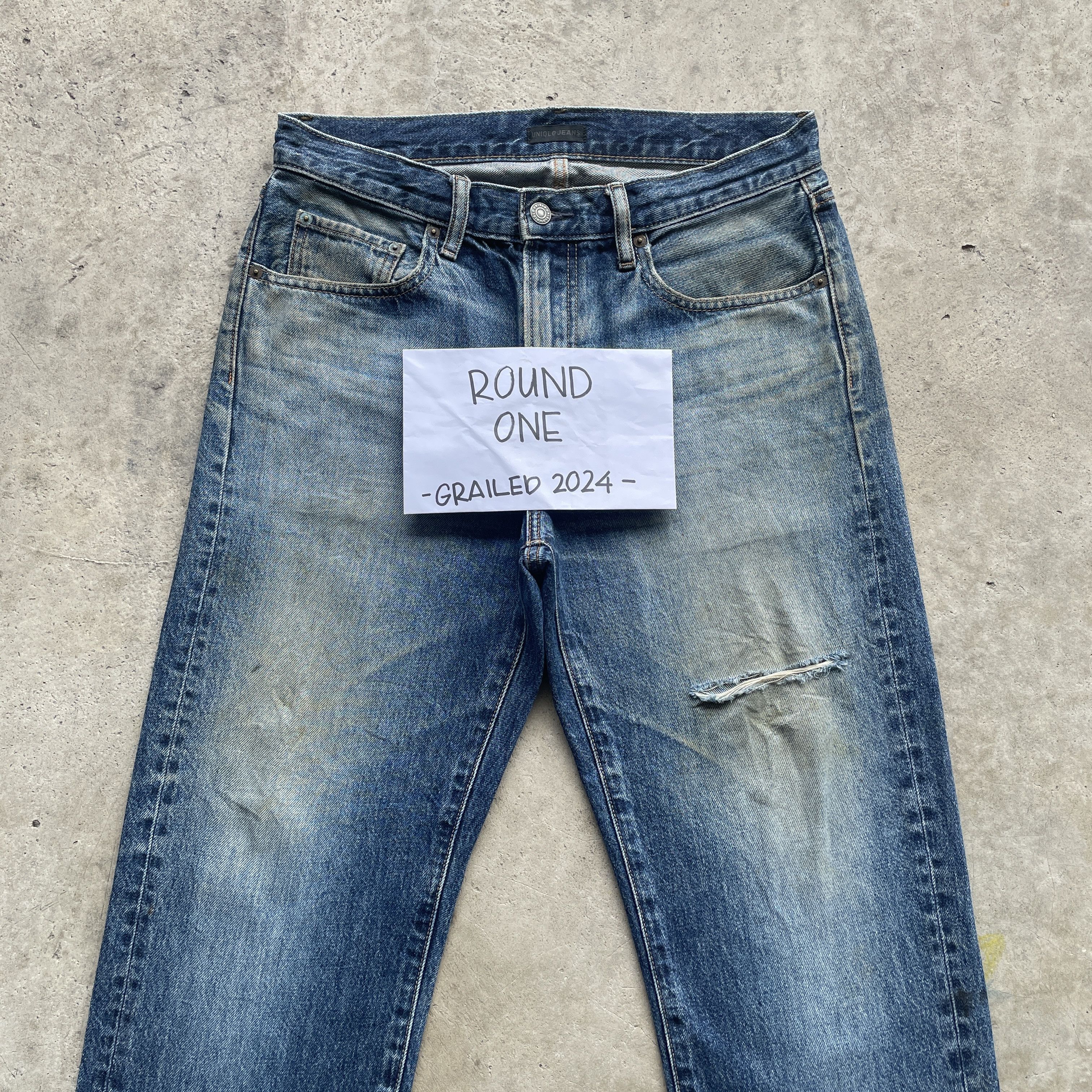 Japanese Brand W31 VINTAGE JAPANESE FADED JEANS DISTRESSED DENIM PANTS Size US 31 - 3 Thumbnail