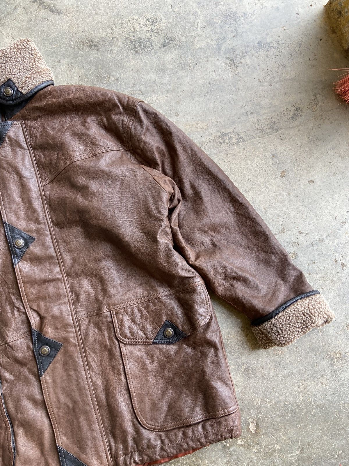 Vintage Vintage Durante Fine Grain Leather Genuine Size US L / EU 52-54 / 3 - 3 Thumbnail