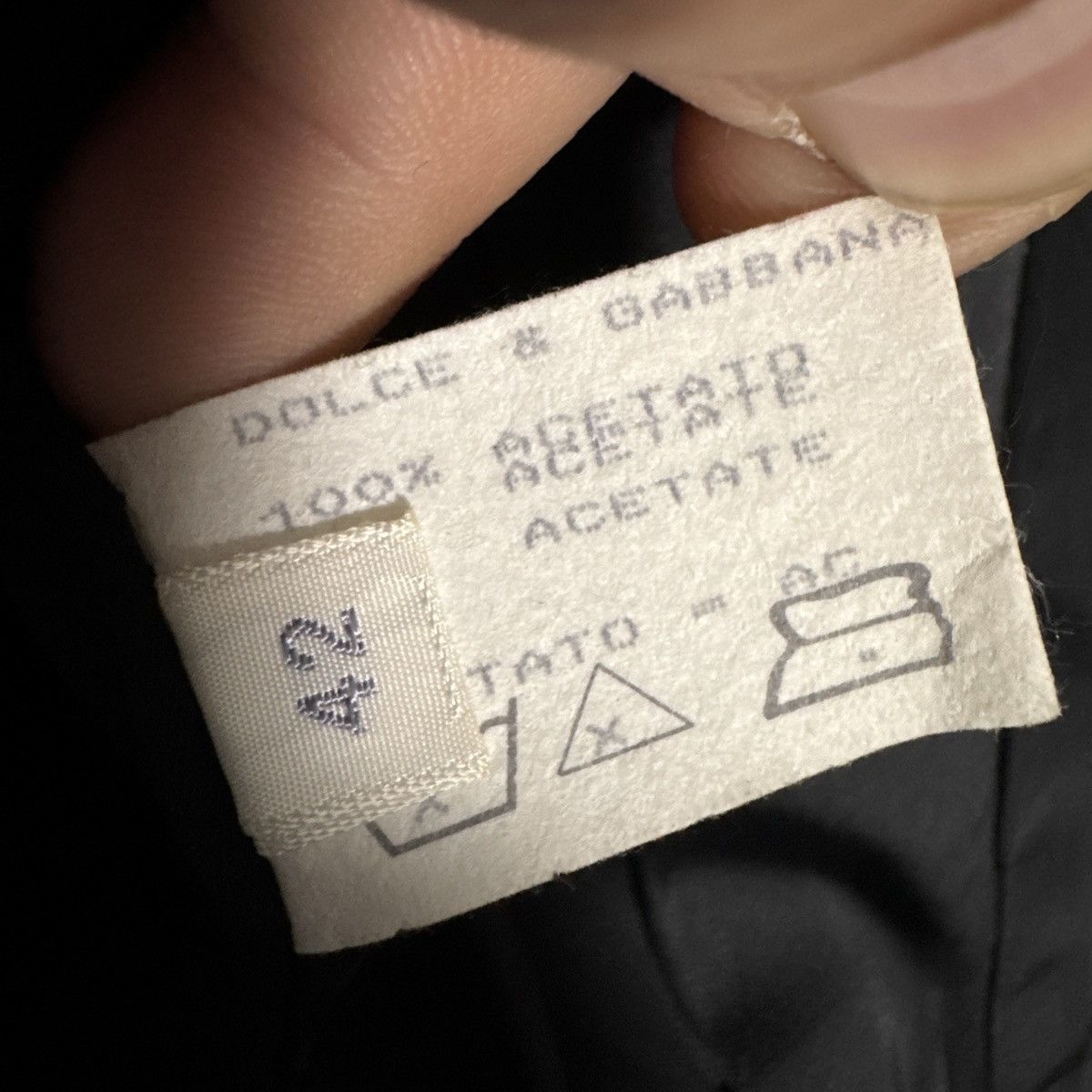 Dolce & Gabbana Dolce & Gabbana 1990s Cropped Biker Jacket Black Blazer Size L / US 10 / IT 46 - 4 Thumbnail