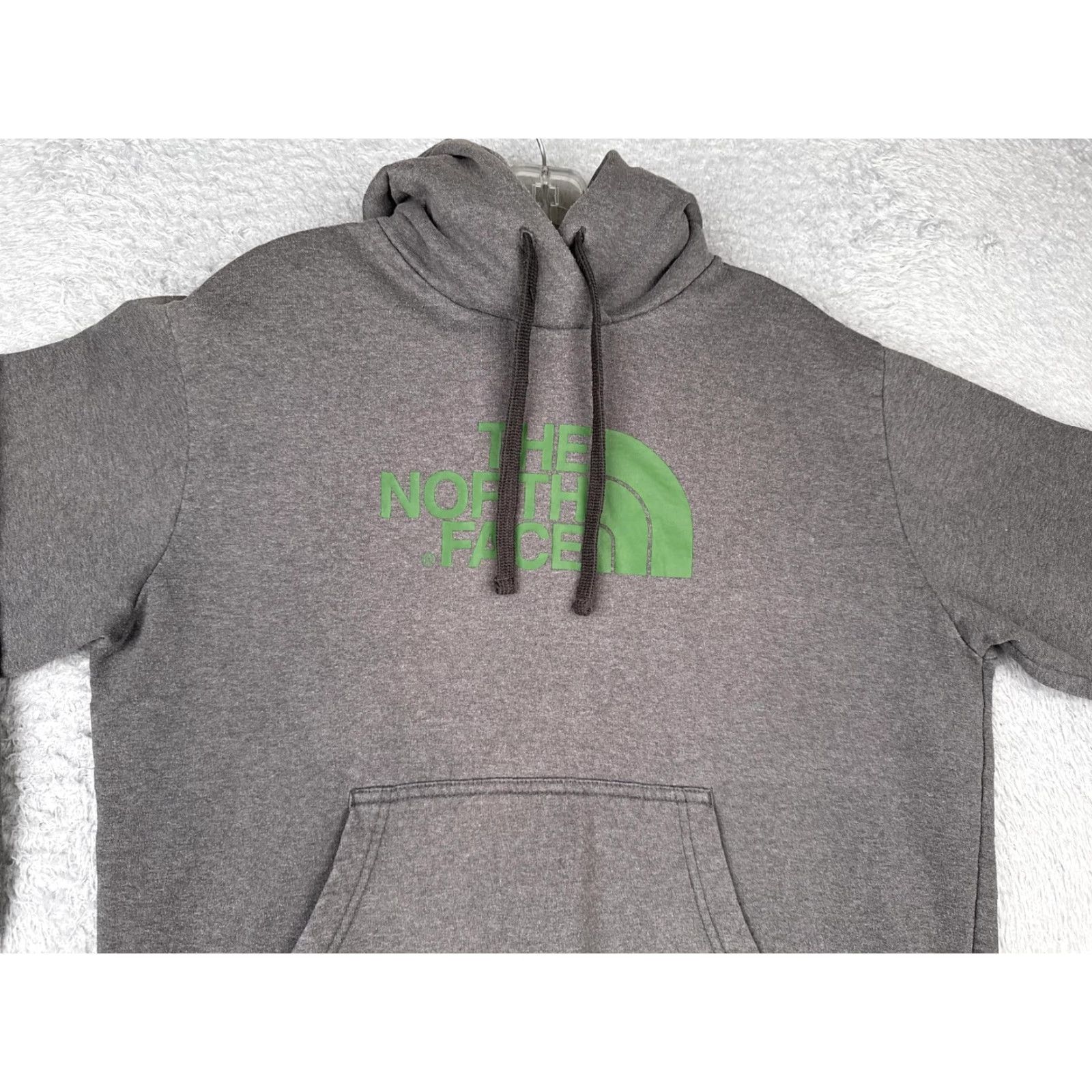 The North Face The North Face Hoodie Mens Large Gray Half Dome Pullover Sweatshirt Green Logo Size US L / EU 52-54 / 3 - 4 Thumbnail