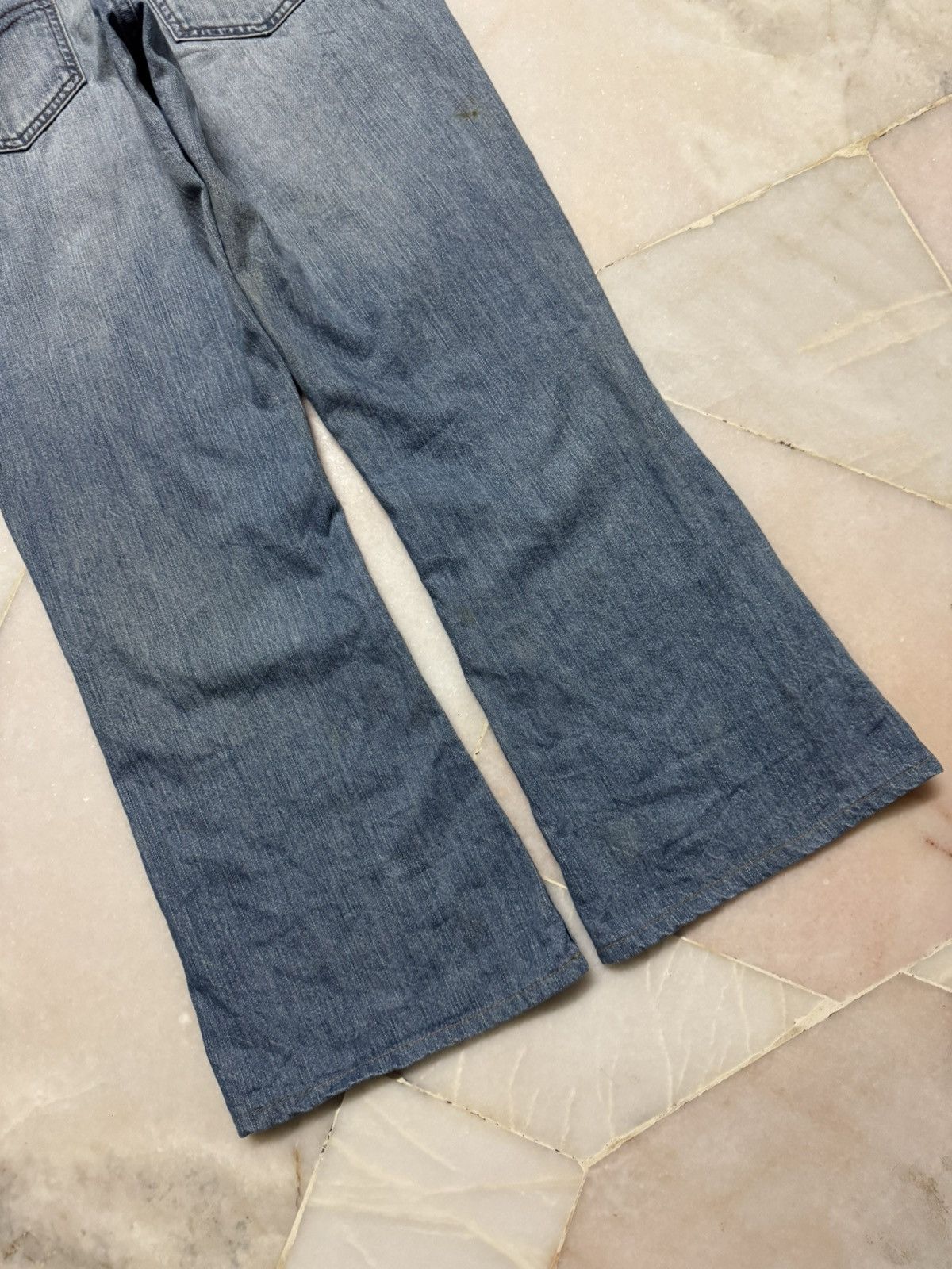 Levi's 💥FLARE💥90's LEVI'S RUSTY OVERALL RARE POCKET BOOTCUT MUDWASH Size US 30 / EU 46 - 15 Thumbnail