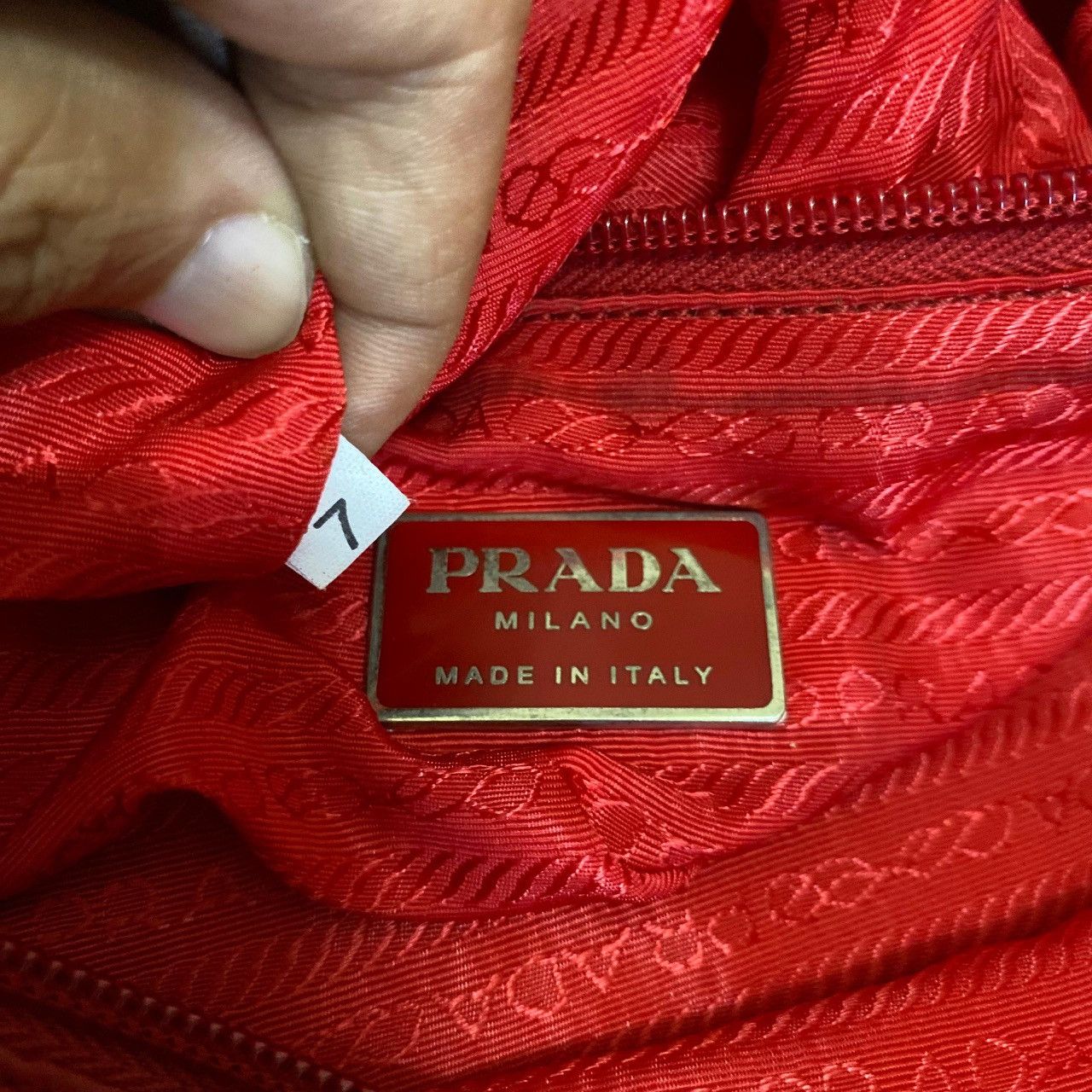 Prada Prada Vintage Tote – Iconic Red Nylon – Everyday Luxury Size ONE SIZE - 18 Thumbnail