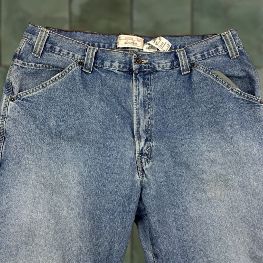 Levi's VINTAGE Levi's Carpenter Jeans Men 38x32 Blue Wide-Leg 90s Grunge Y2K Baggy Size US 38 / EU 54 - 1 Thumbnail