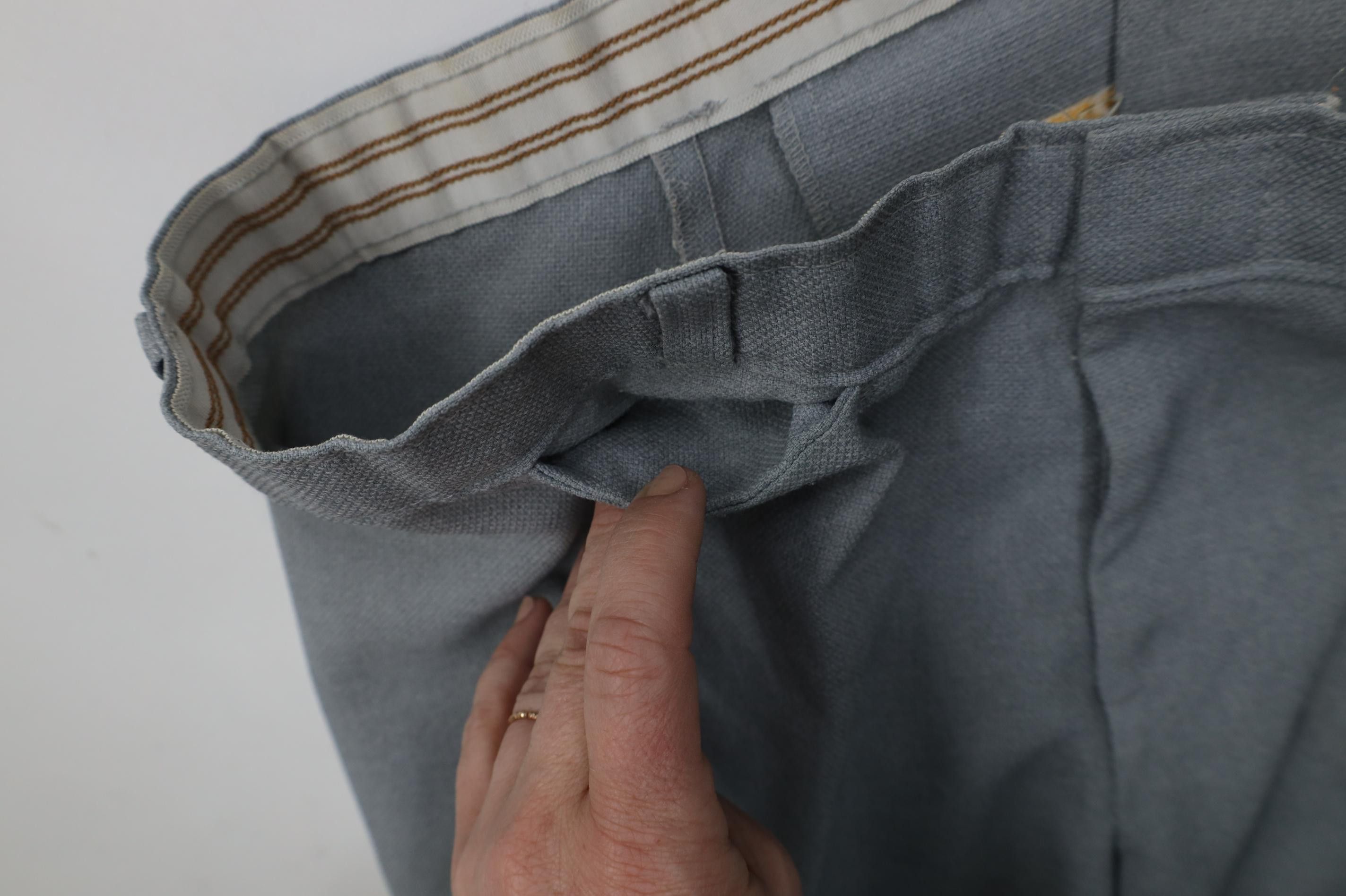 Vintage AS IS Vintage 70s Streetwear Bell Bottoms Pants Steel USA Size 30" / US 8 / IT 44 - 10 Thumbnail