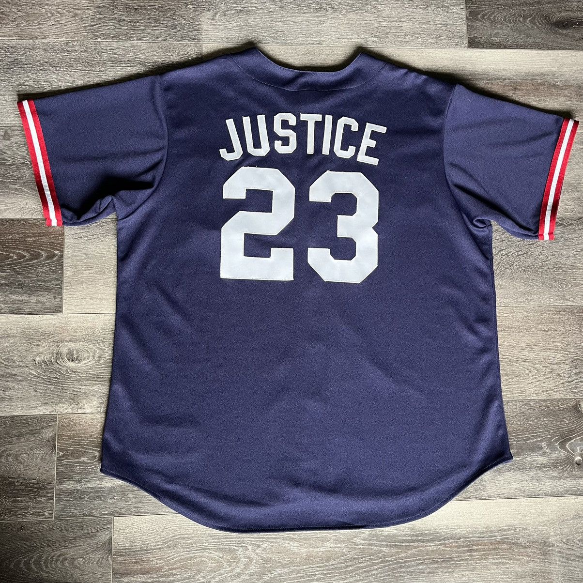 MLB × Majestic × Vintage Vintage MLB Atlanta Braves David Justice Authentic Jersey 23 Size US XL / EU 56 / 4 - 2 Thumbnail