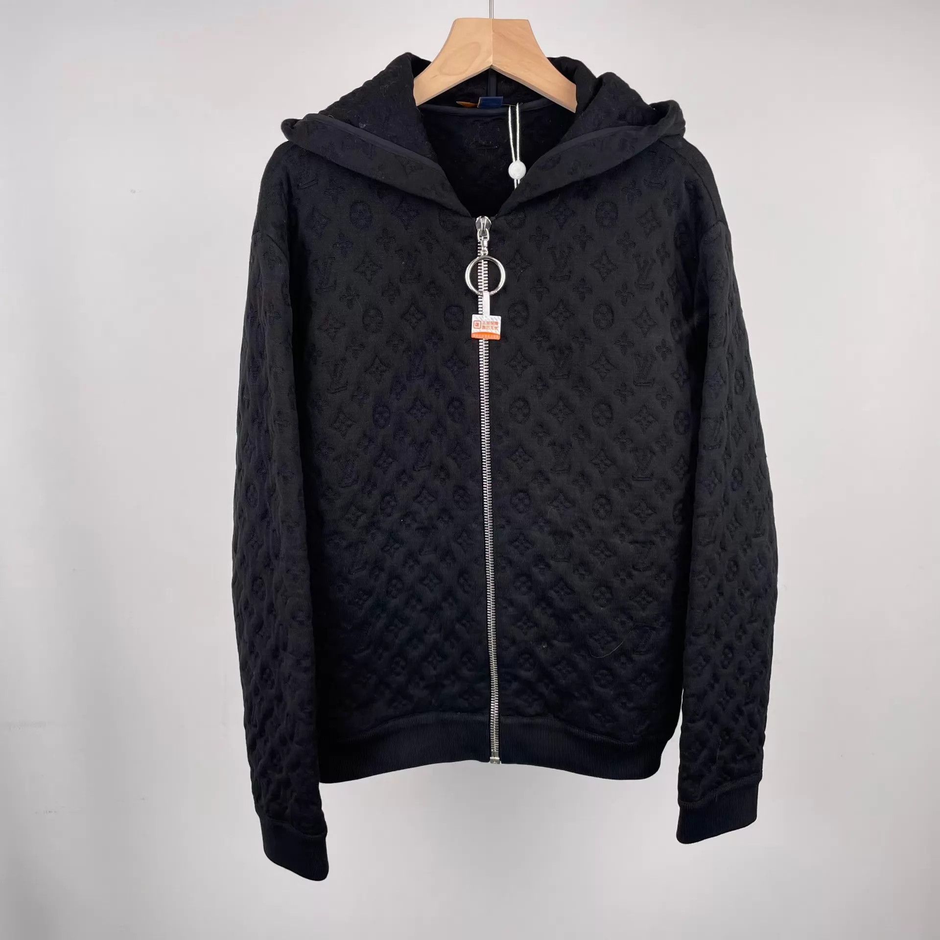 Louis Vuitton LV Cotton All Over Print Black Hoodie Size US S / EU 44-46 / 1 - 1 Thumbnail