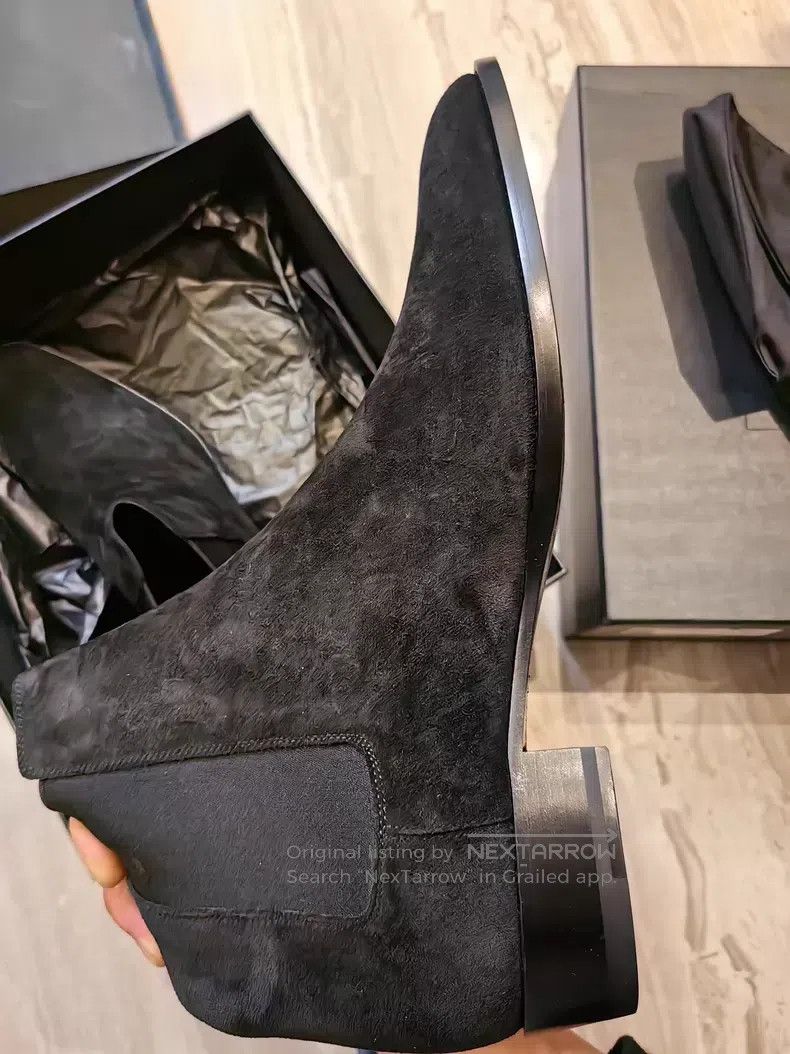 Saint Laurent Paris Saint Laurent Paris Black short boots i Size US 12 / EU 45 - 8 Thumbnail