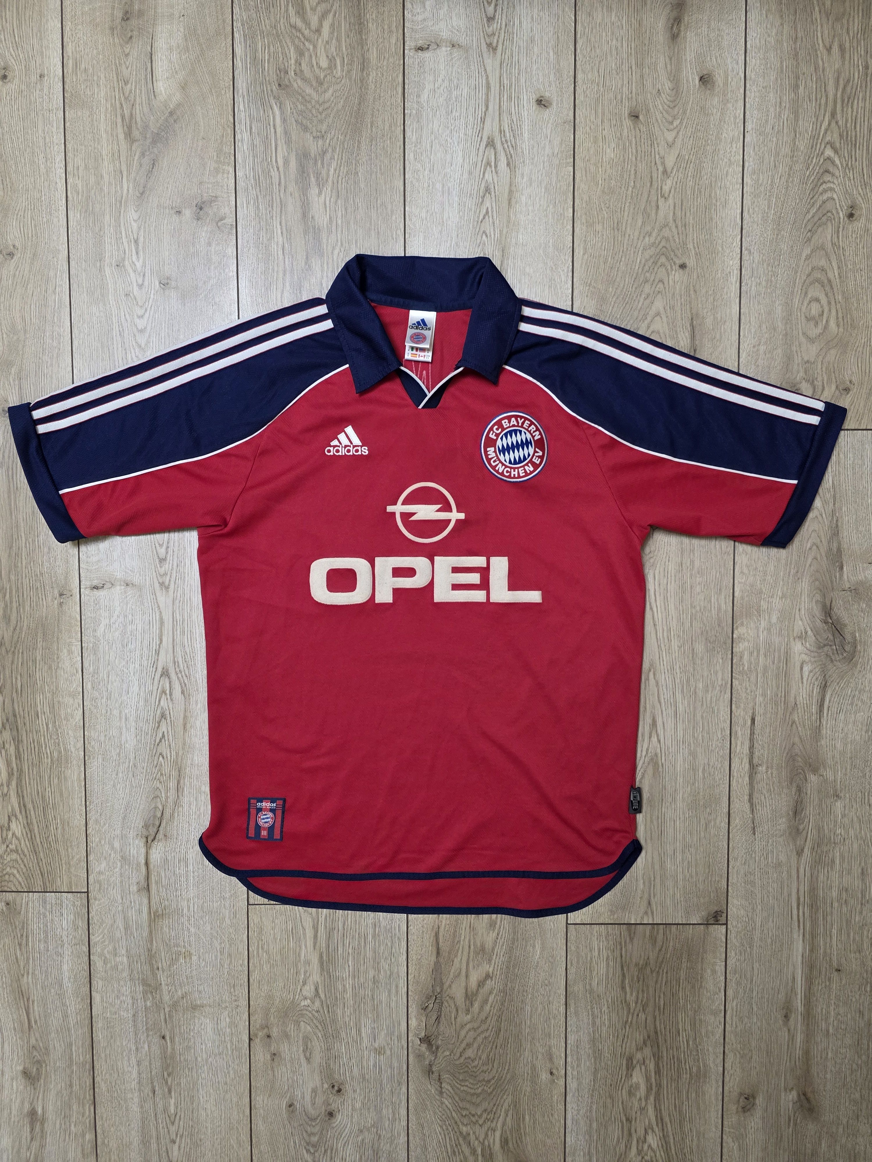Adidas BAYERN MUNICH 1999 2001 HOME FOOTBALL SHIRT SOCCER JERSEY Size US M / EU 48-50 / 2 - 1 Thumbnail