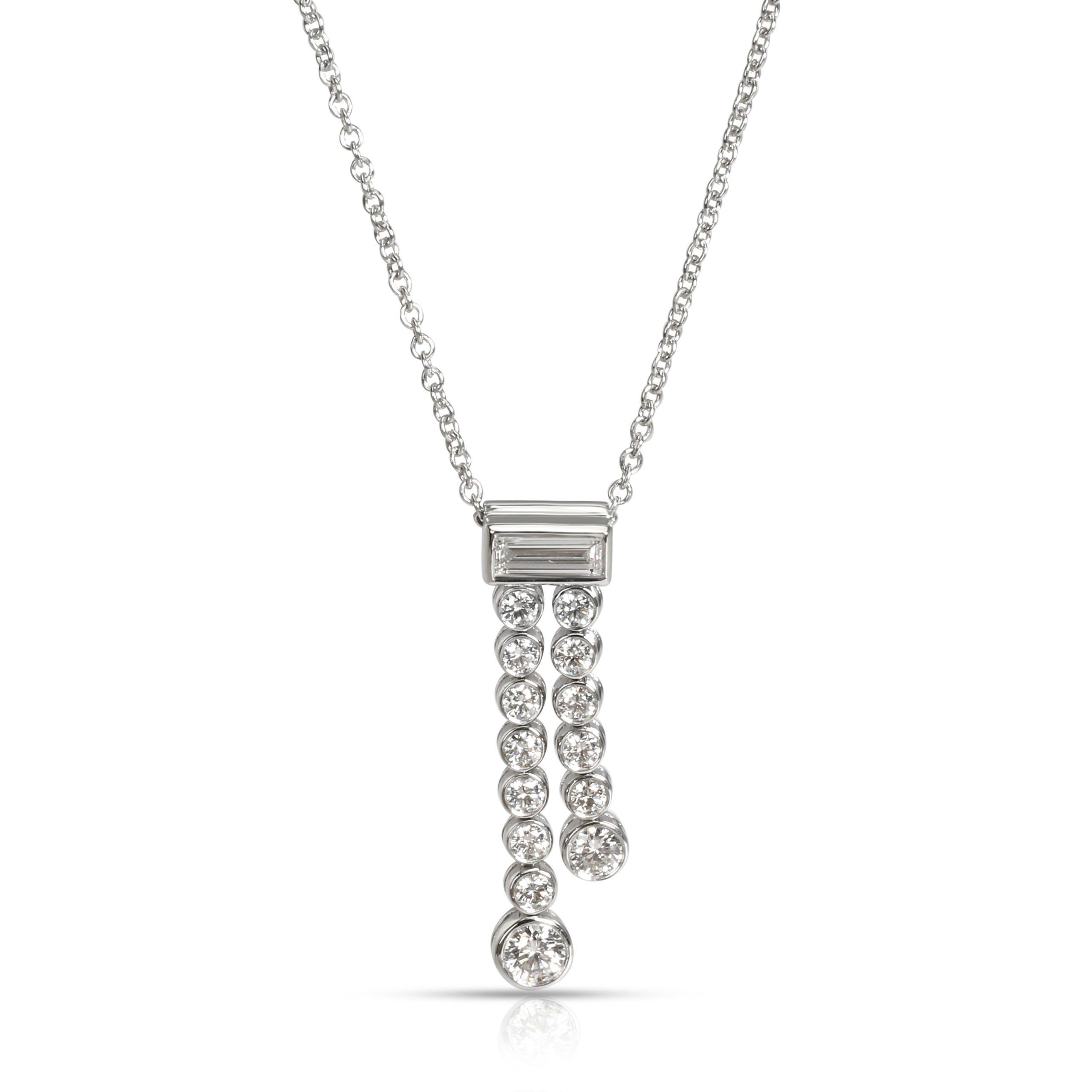 Tiffany & Co. Jazz Diamond Pendant in Platinum 0.4 CTW