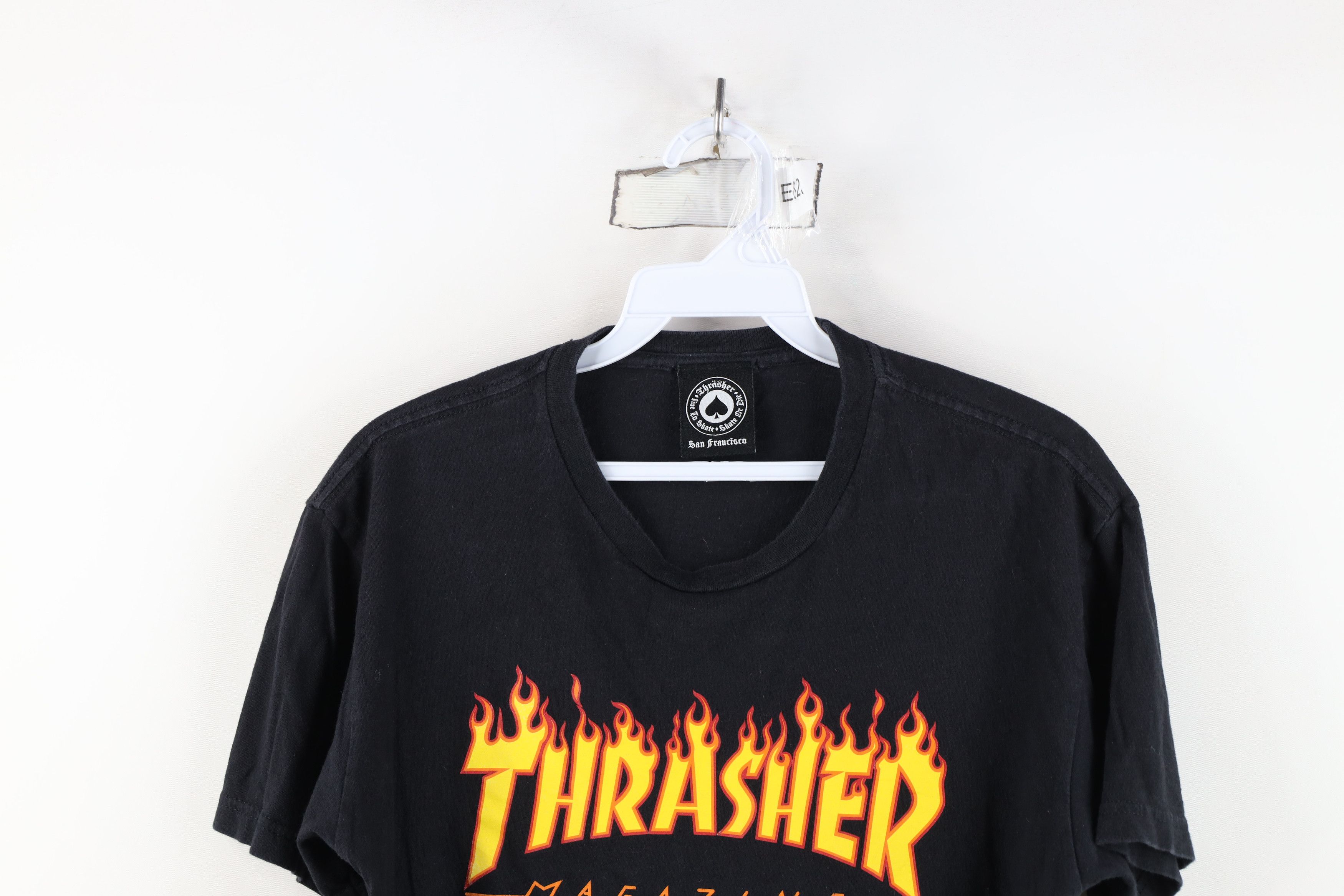 Thrasher Vintage Y2K Thrasher Magazine Skateboard Fire Flames T-Shirt Size US S / EU 44-46 / 1 - 2 Thumbnail