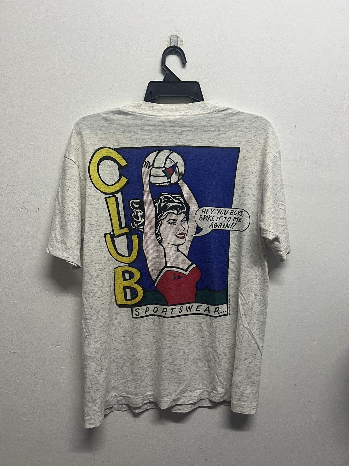 Vintage Vintage 80’s Roy Licheinstein Club Sportwear Pop Art Tee Size US M / EU 48-50 / 2 - 1 Thumbnail