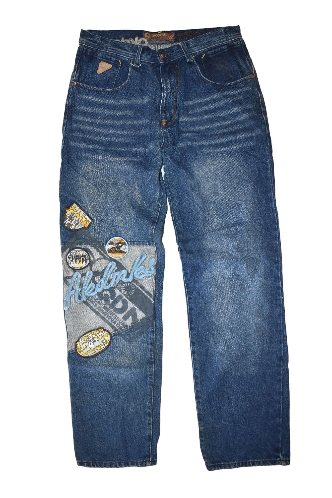 Akademiks CRAZY RARE 🔥 VINTAGE Y2K BAGGY AKADEMIKS JEANS SIZE 31 Size US 31 - 1 Thumbnail