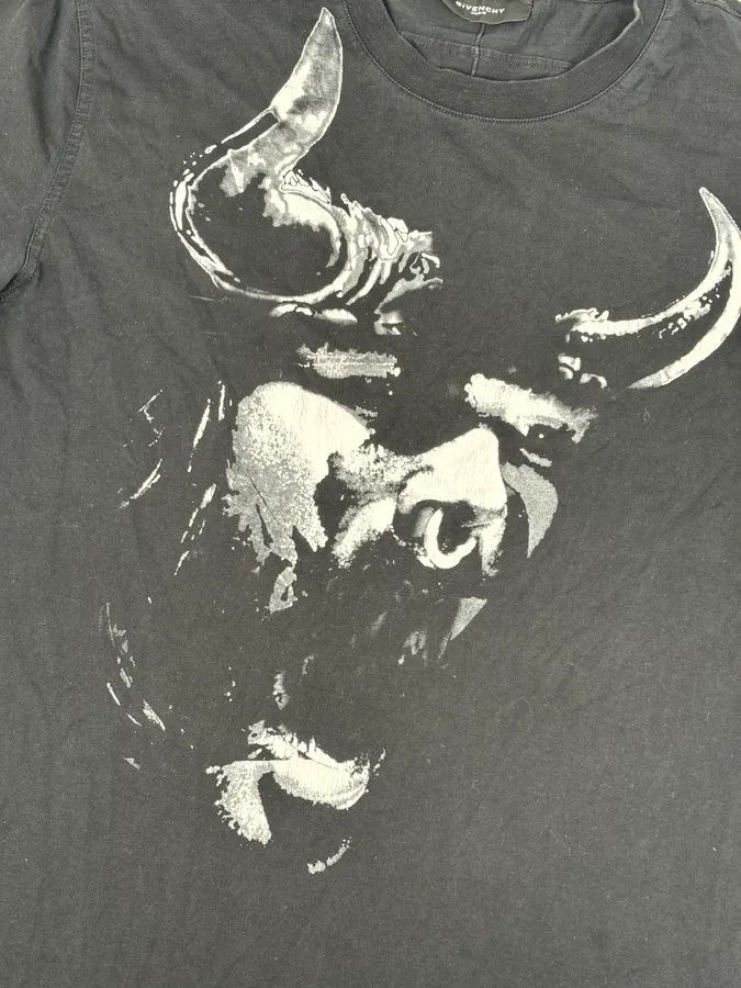 Givenchy AW2012 Givenchy Black Bull Graphic T-Shirt Size US M / EU 48-50 / 2 - 7 Thumbnail