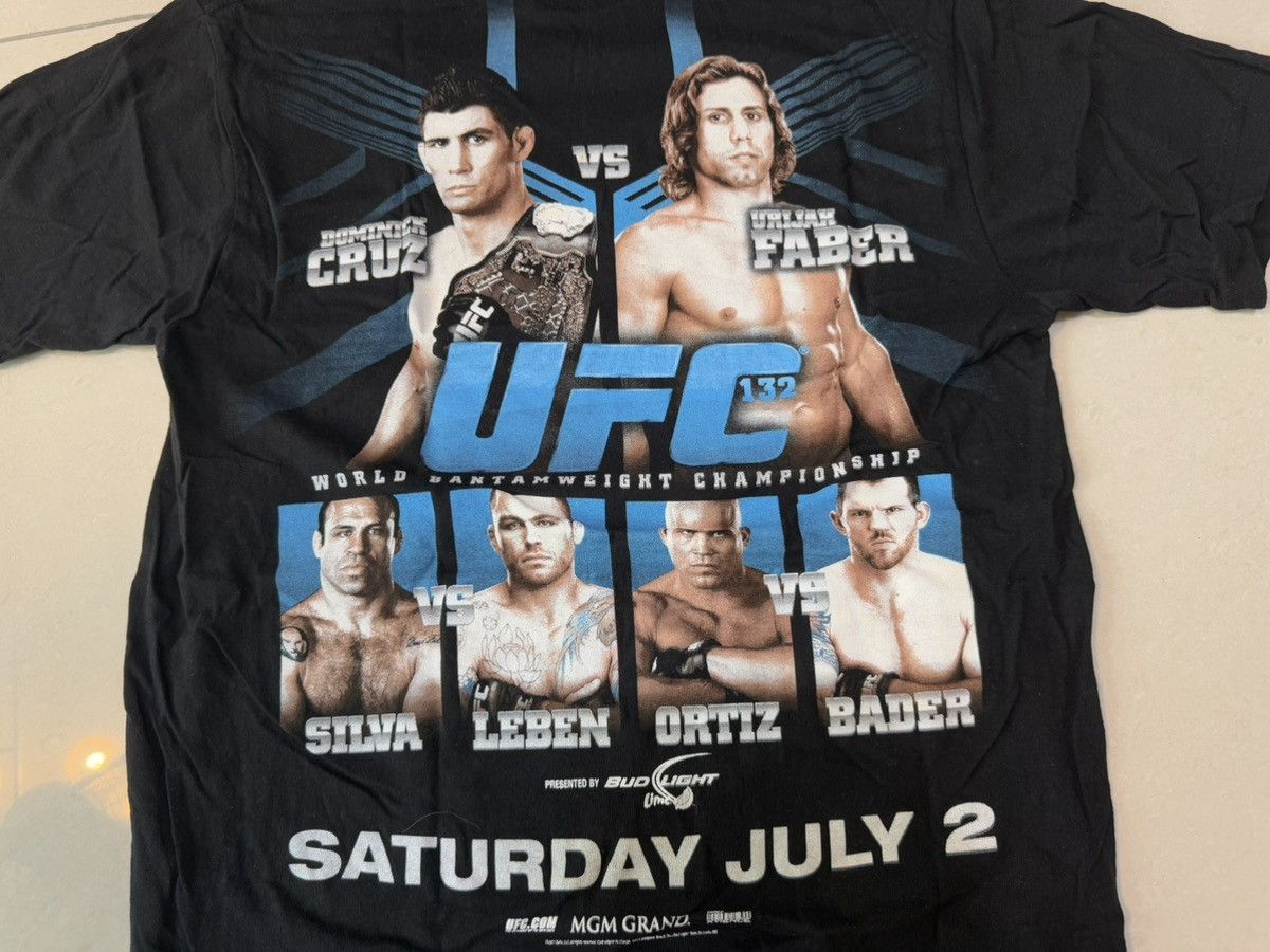 Vintage × WWE × WWF Vintage 2000s UFC 132 Cruz vs Faber T Shirt MMA Size US M / EU 48-50 / 2 - 5 Thumbnail