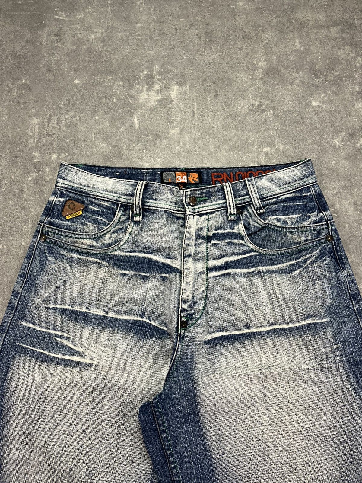 Akademiks Akademiks Big Logo Spellout Cyber Denim Shorts Jorts 34 Size US 34 / EU 50 - 4 Thumbnail