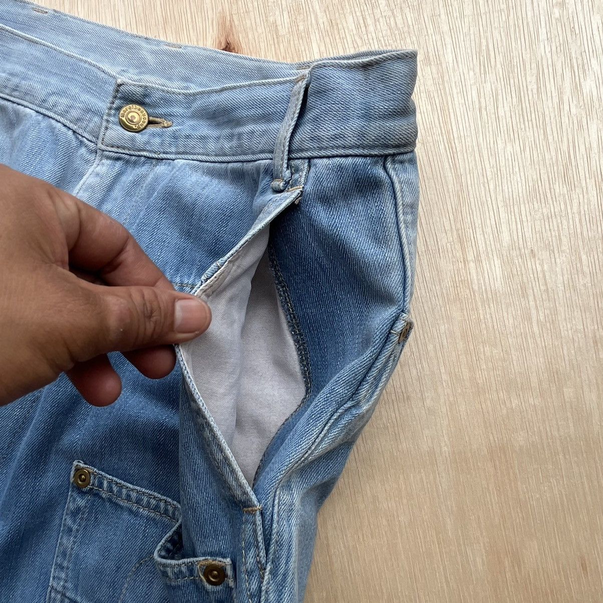 Issey Miyake MERCIBEAUCOUP DROP CROTCH JAPANESE BRAND VINTAGE DENIM Size US 30 / EU 46 - 5 Thumbnail
