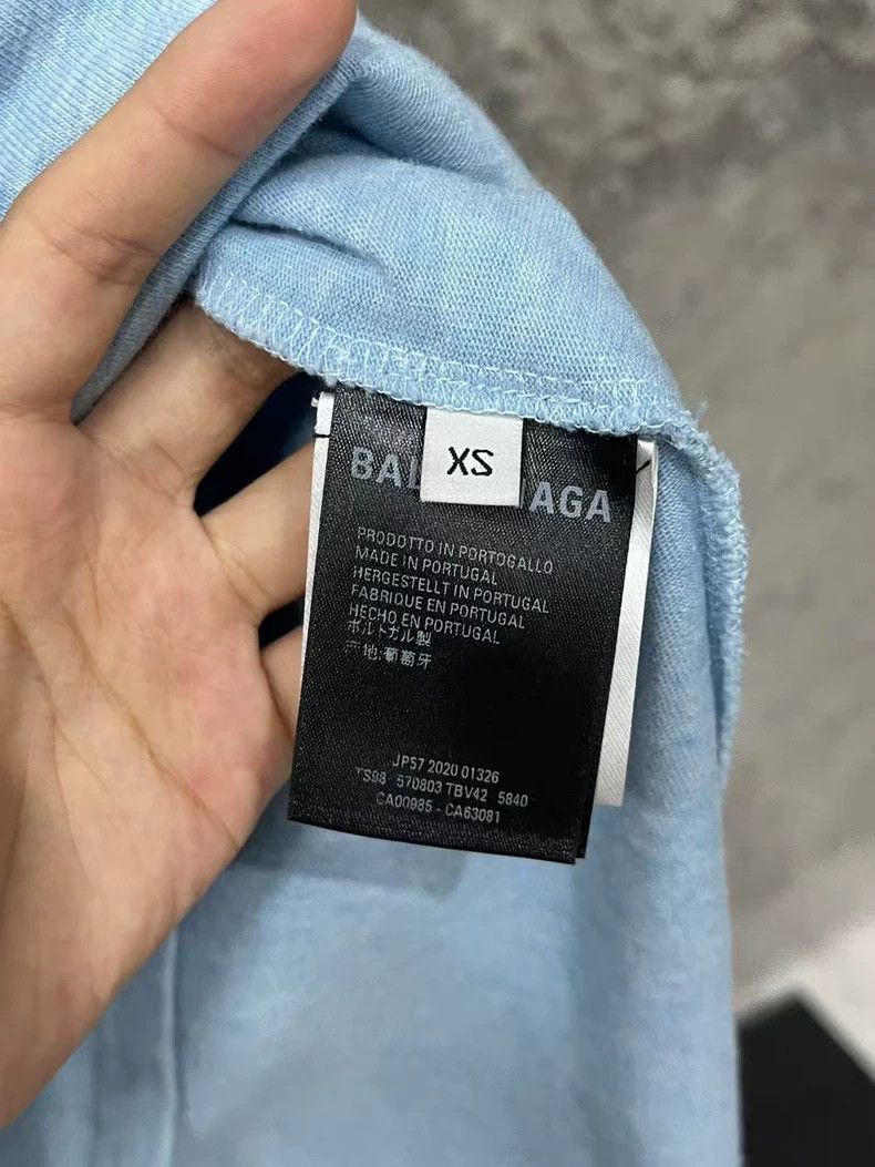 Balenciaga Balenciaga Haze Blue Coke Short Sleeves 2505-Nextarrow Size US XS / EU 42 / 0 - 8 Thumbnail