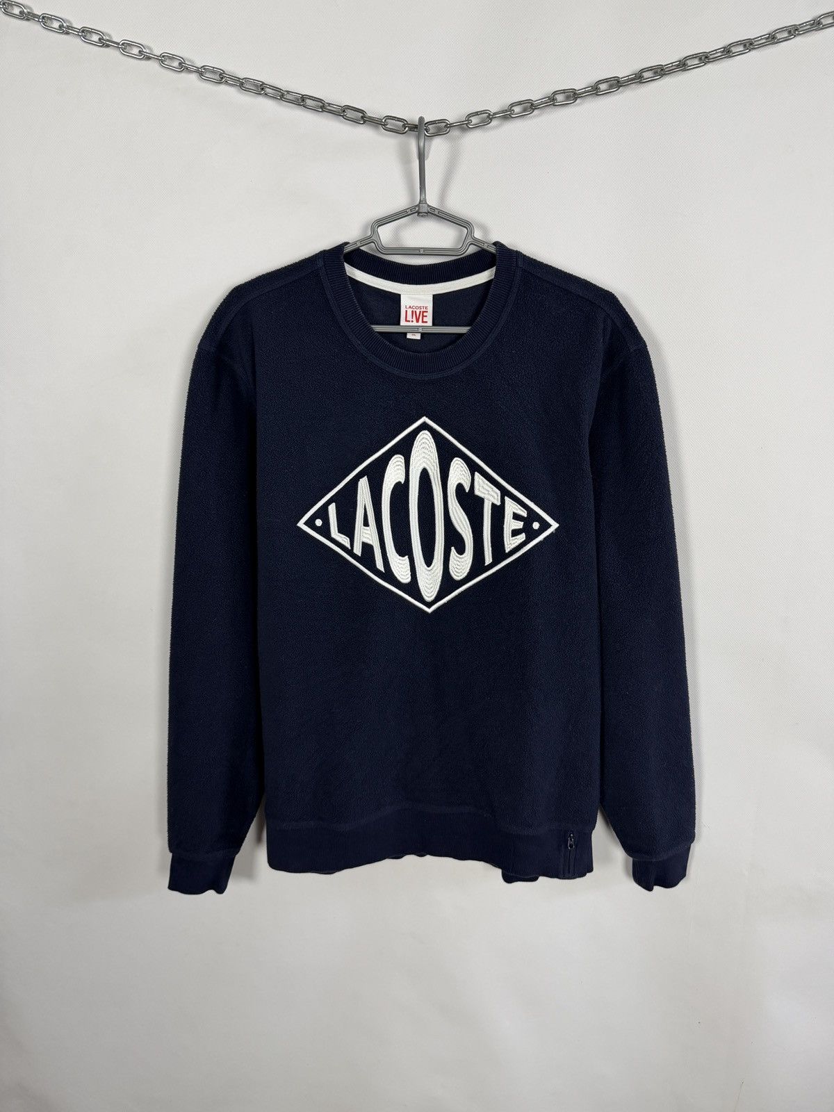 Lacoste Lacoste Live! Fleece Pullover Big Embroidered Logo Size XXL Size US XXL / EU 58 / 5 - 1 Thumbnail