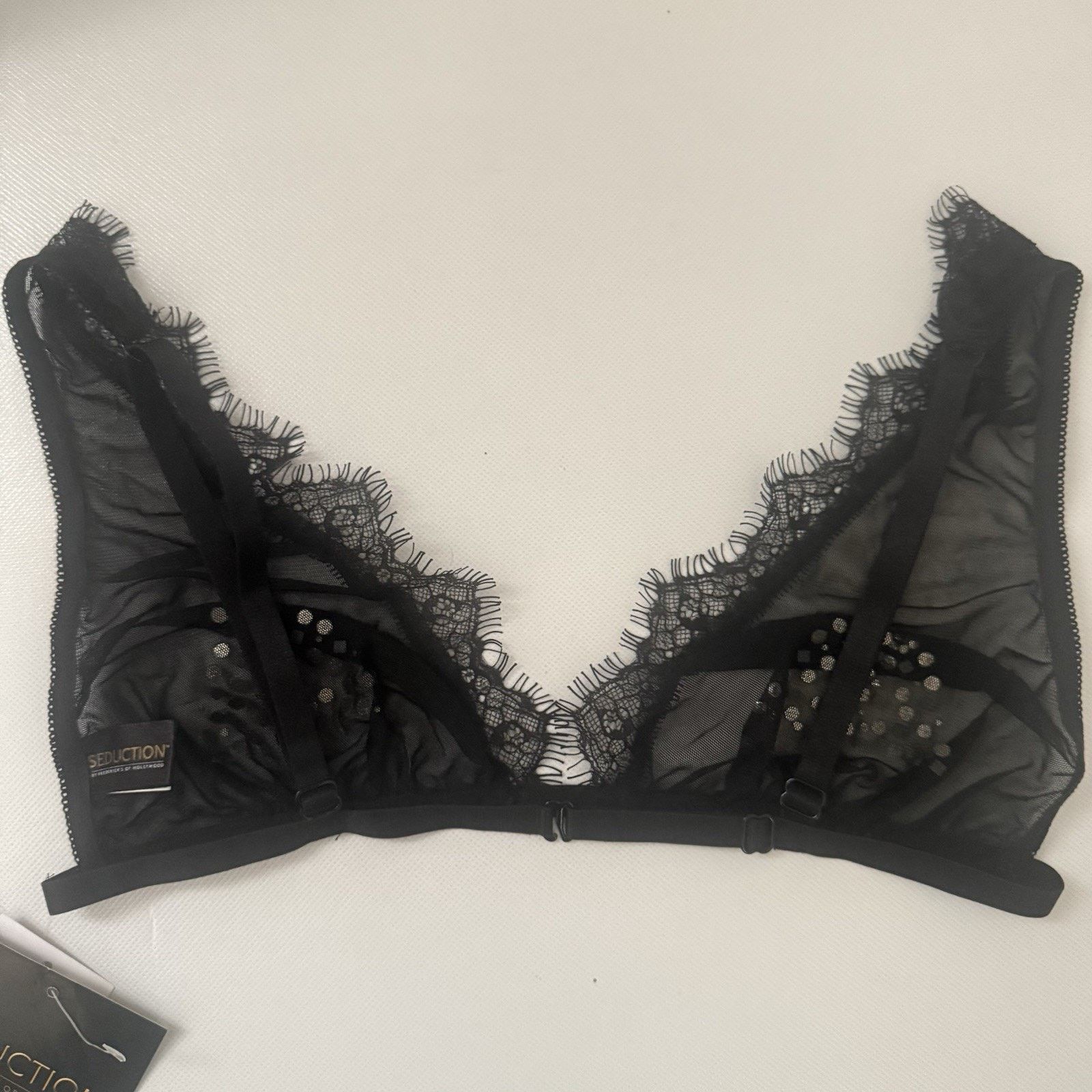 Other Frederick’s of Hollywood Seduction Bralette Sexy Rhinestone Size ONE SIZE - 2 Thumbnail