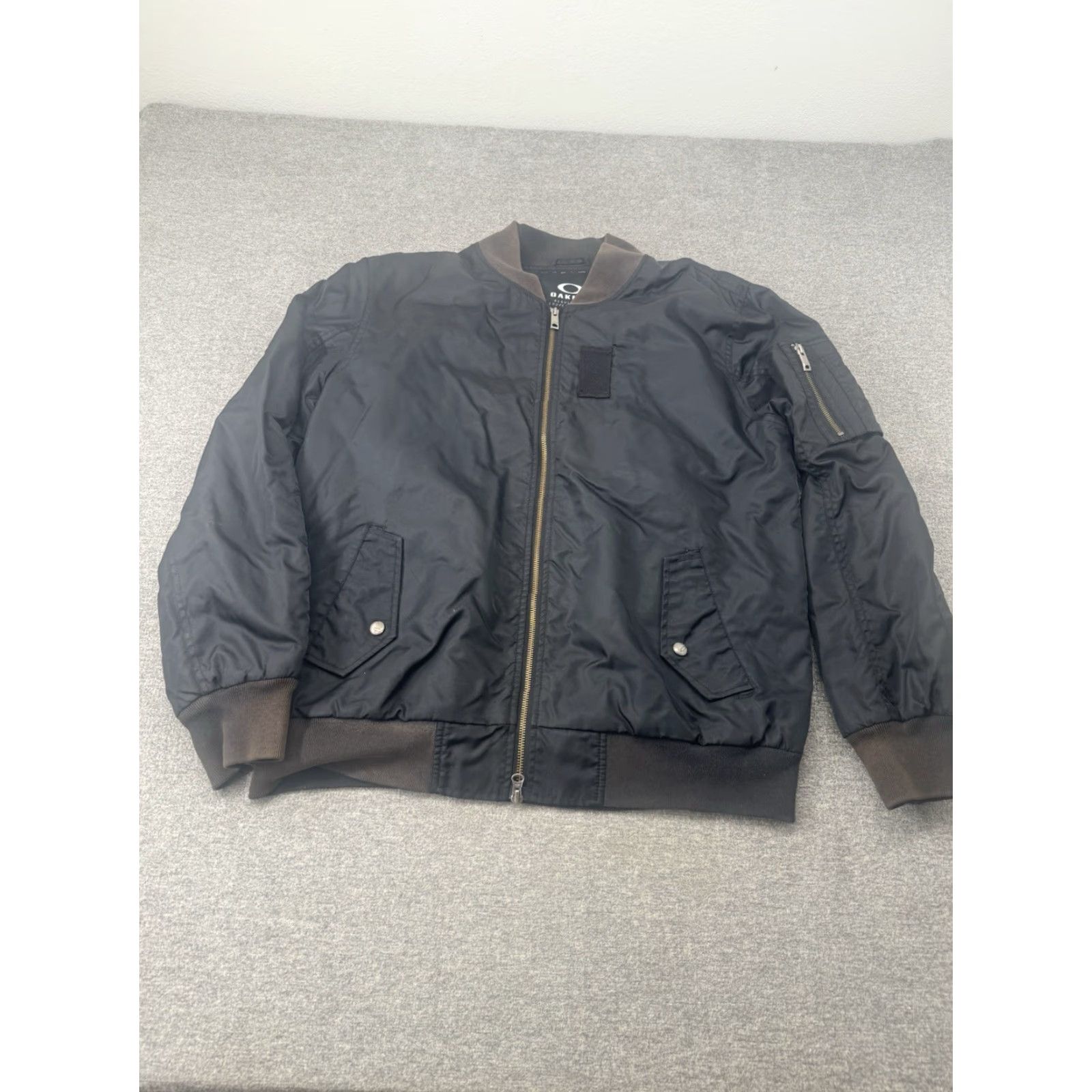 Oakley Oakley City Performance Jacket Mens Large Black Full Zip Bomber Outdoor Casual Size US L / EU 52-54 / 3 - 2 Thumbnail