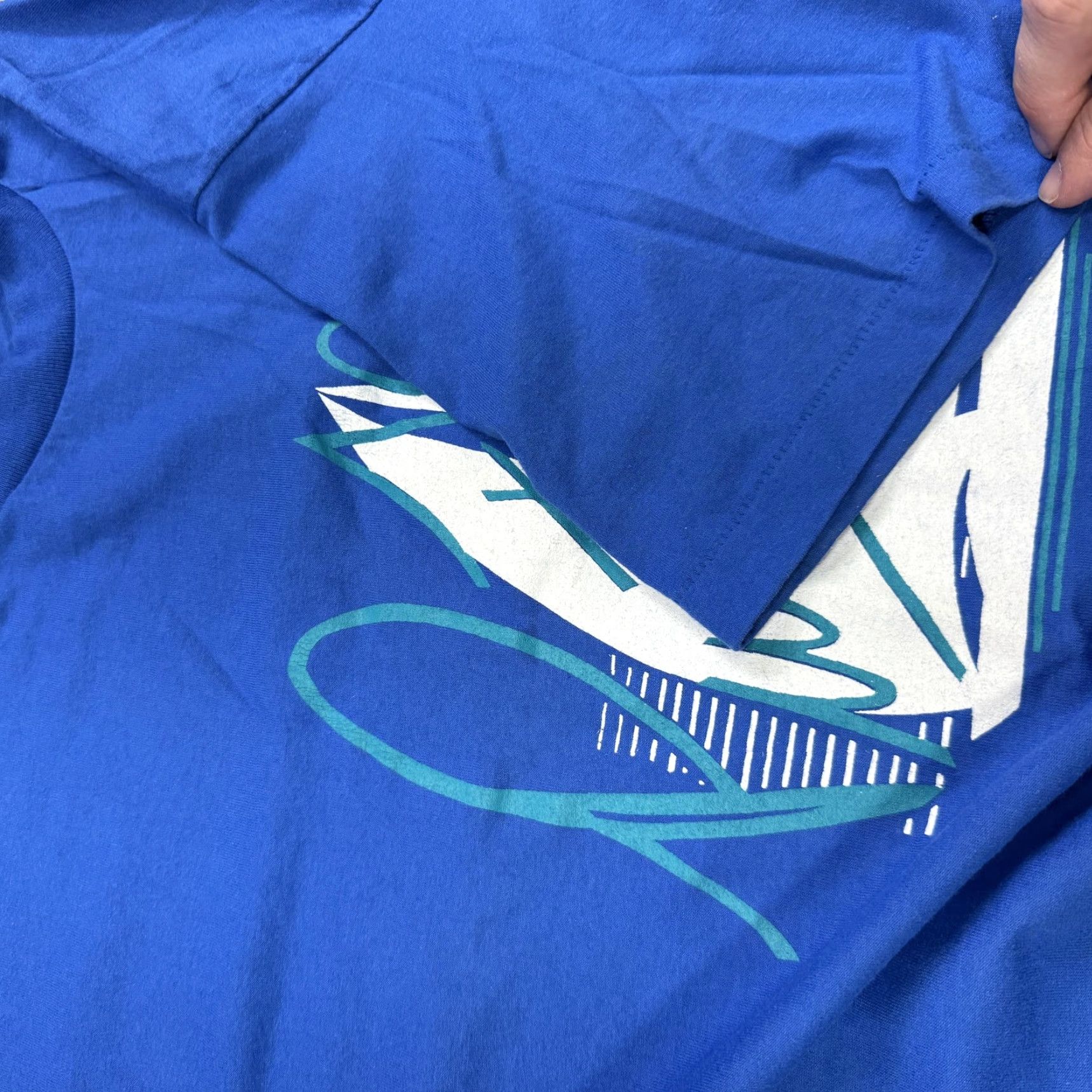 Vintage Vintage Puerto Rico Shirt Mens XL Blue Sailboat Graphic Tee 80s 90s Size US XL / EU 56 / 4 - 3 Thumbnail