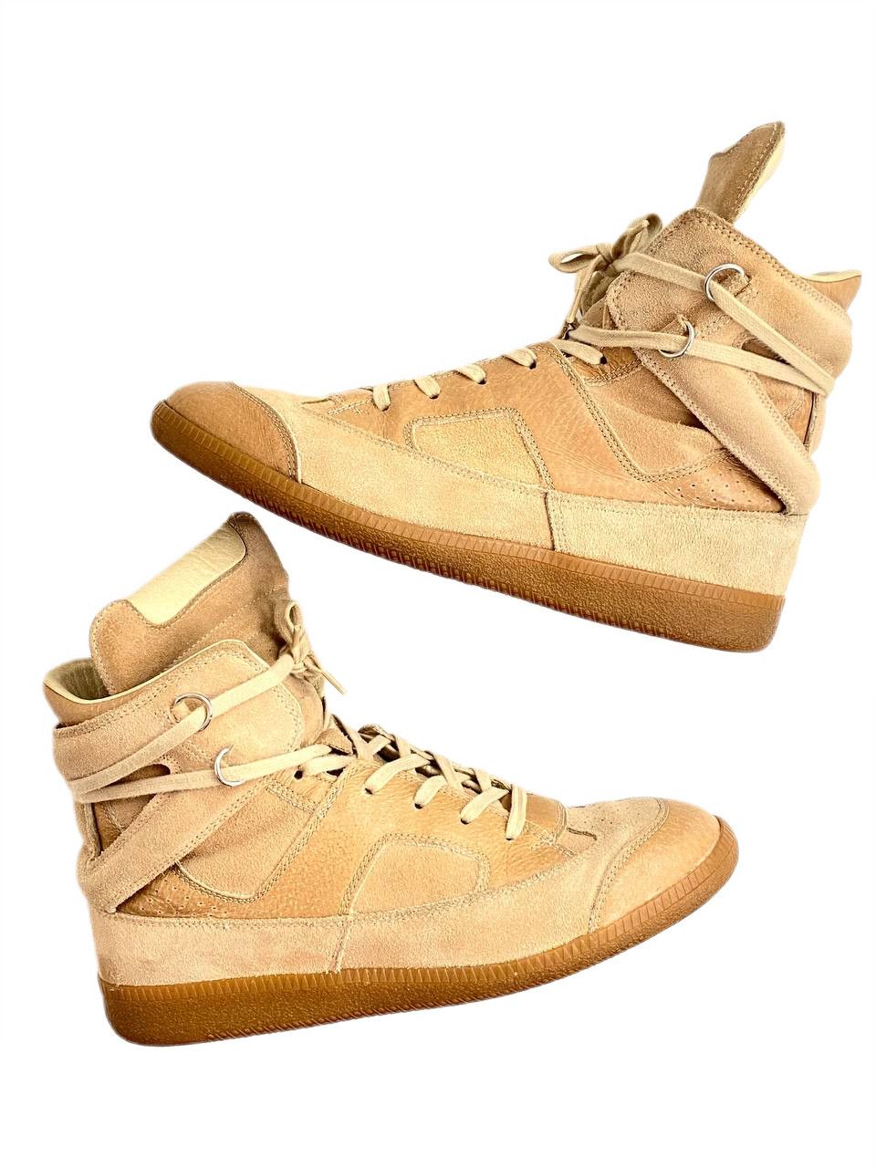 Maison Margiela Maison Margiela Hybrid Leather High Top Sneakers Vintage Size US 8 / IT 38 - 1 Thumbnail